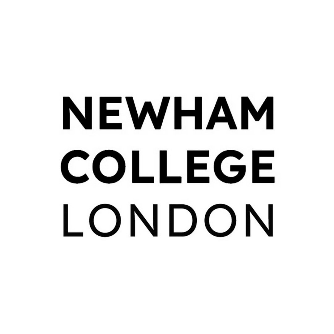 Text reading 'Newham College London' on a white background.
