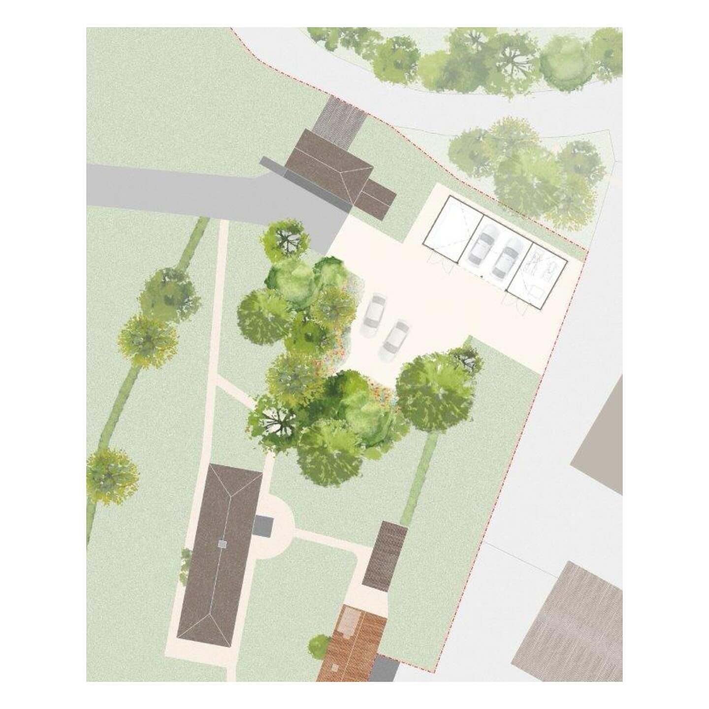 A late 2023 planning success we were involved in for a new car port and workshop in the curtilage of a listed former hall house, located in the Kent Downs AONB and the Green Belt. No mean feat, we got there in the end.