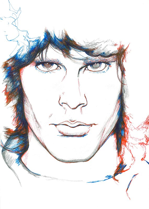 Jim Morrison - 5" x 7" Print
