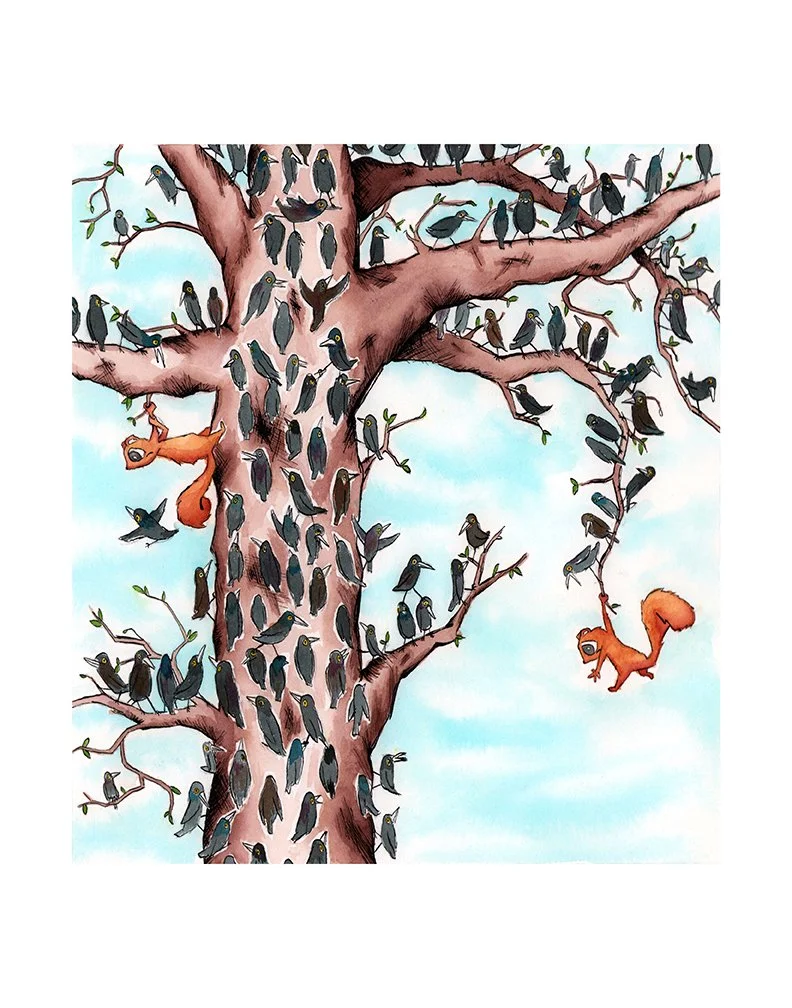 Damn Grackles {Limited Edition of 7 Prints}