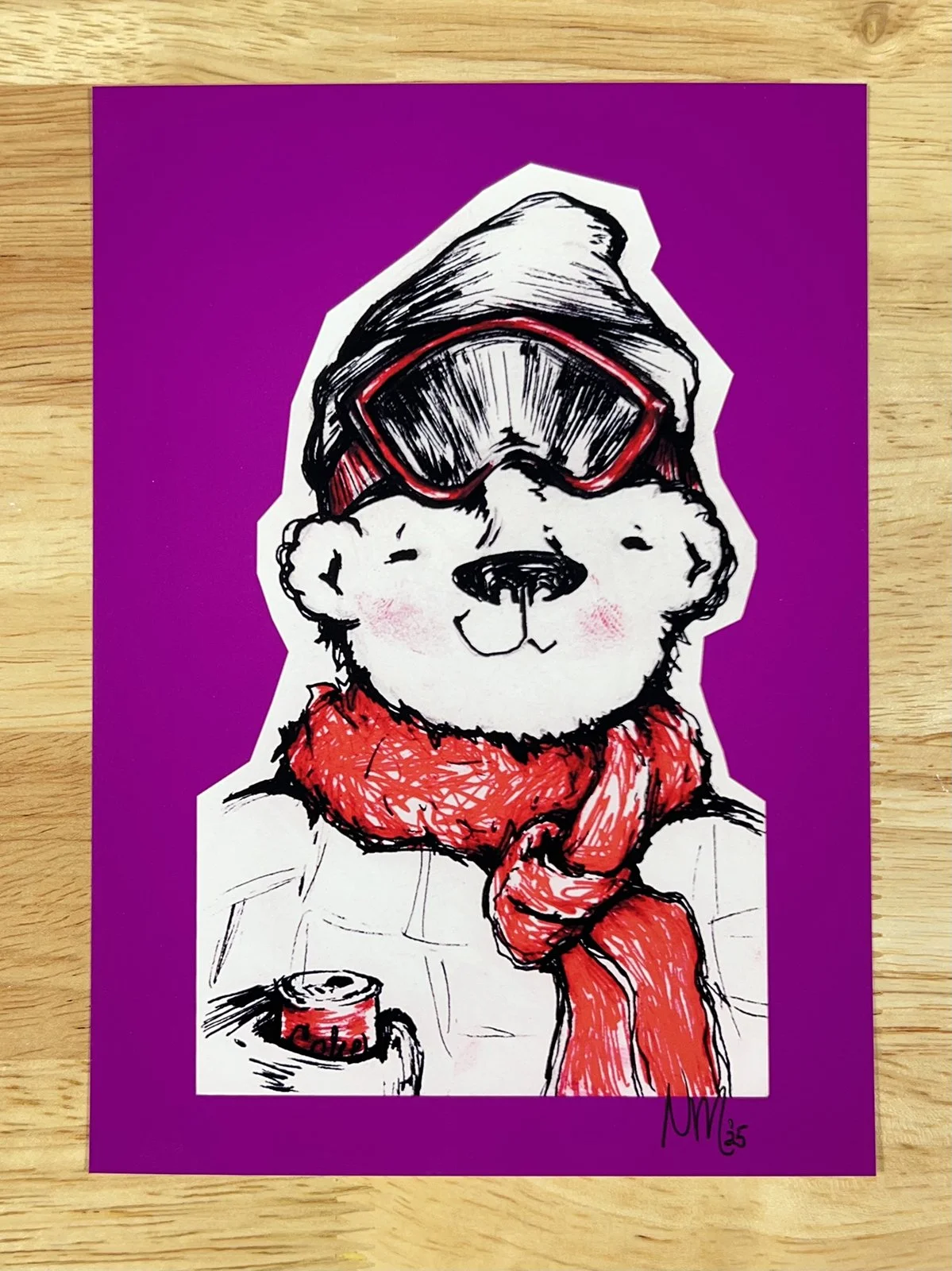 Coka-Cola Bear - 5" x 7" Print