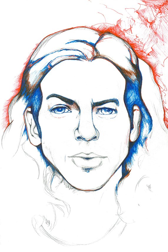 Eddie Vedder - 5" x 7" Print