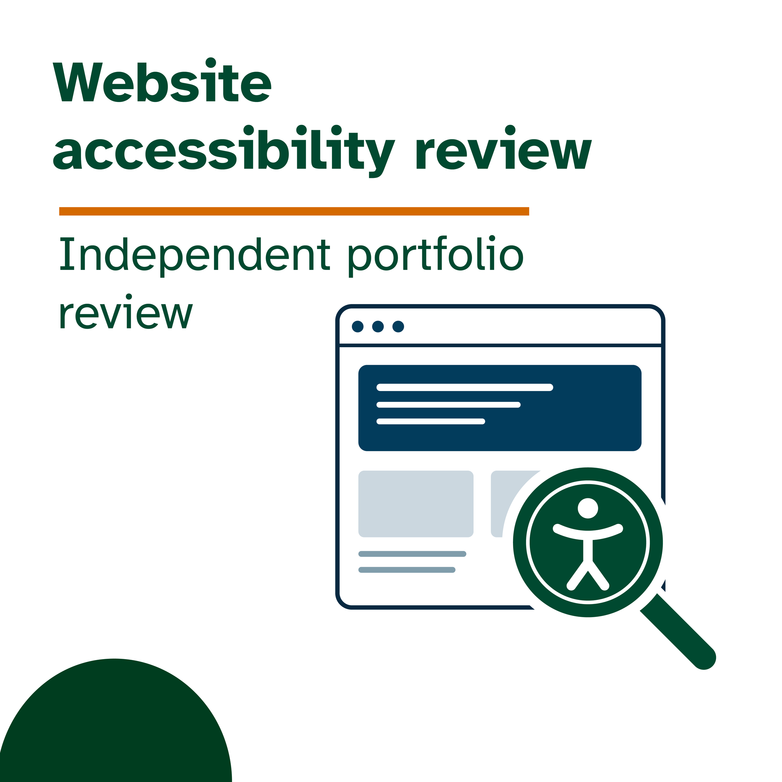 Independent website content review