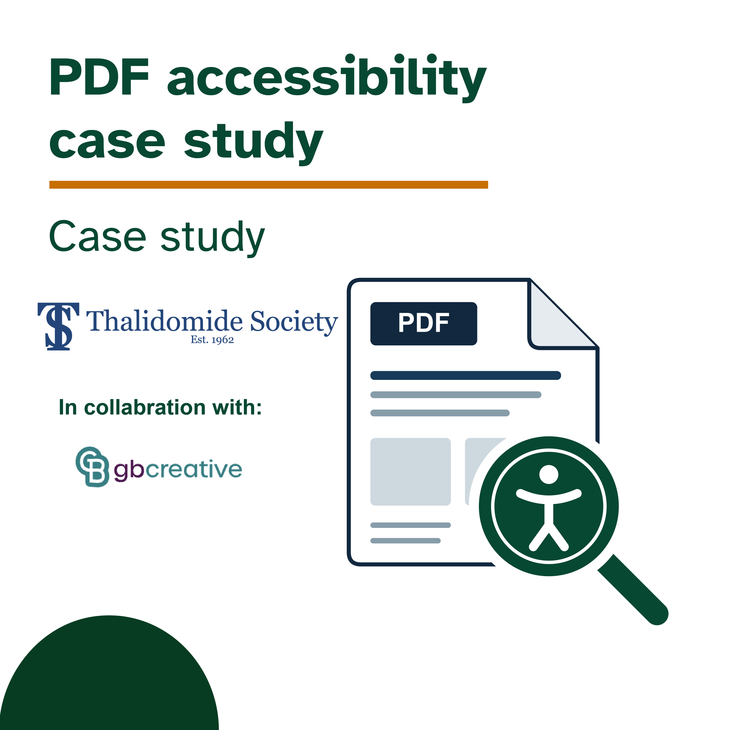 Auditing of PDF for GB Creative and The Thalidomide Society