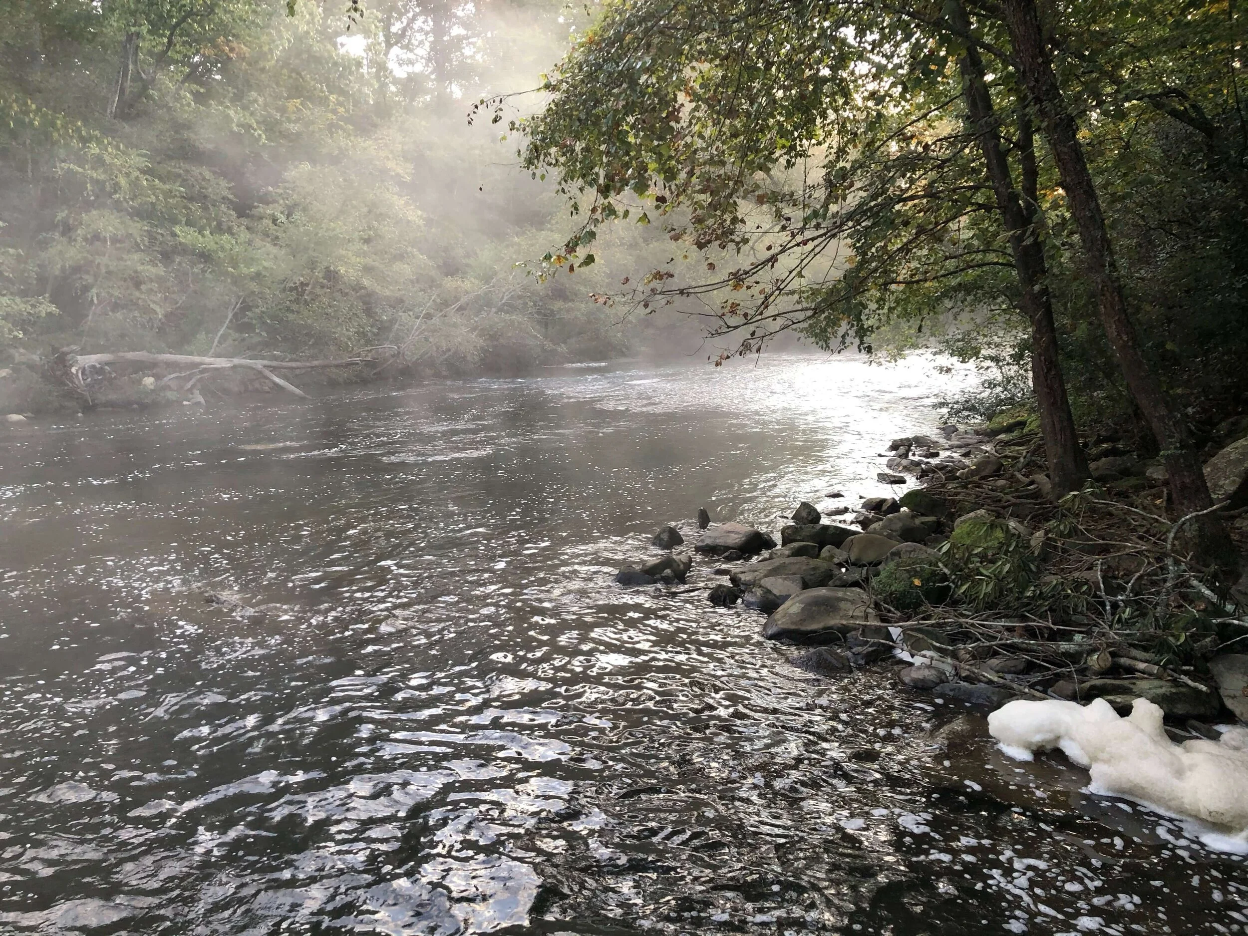 Another view from the same location.  It was a beautiful morning the day of the ride
