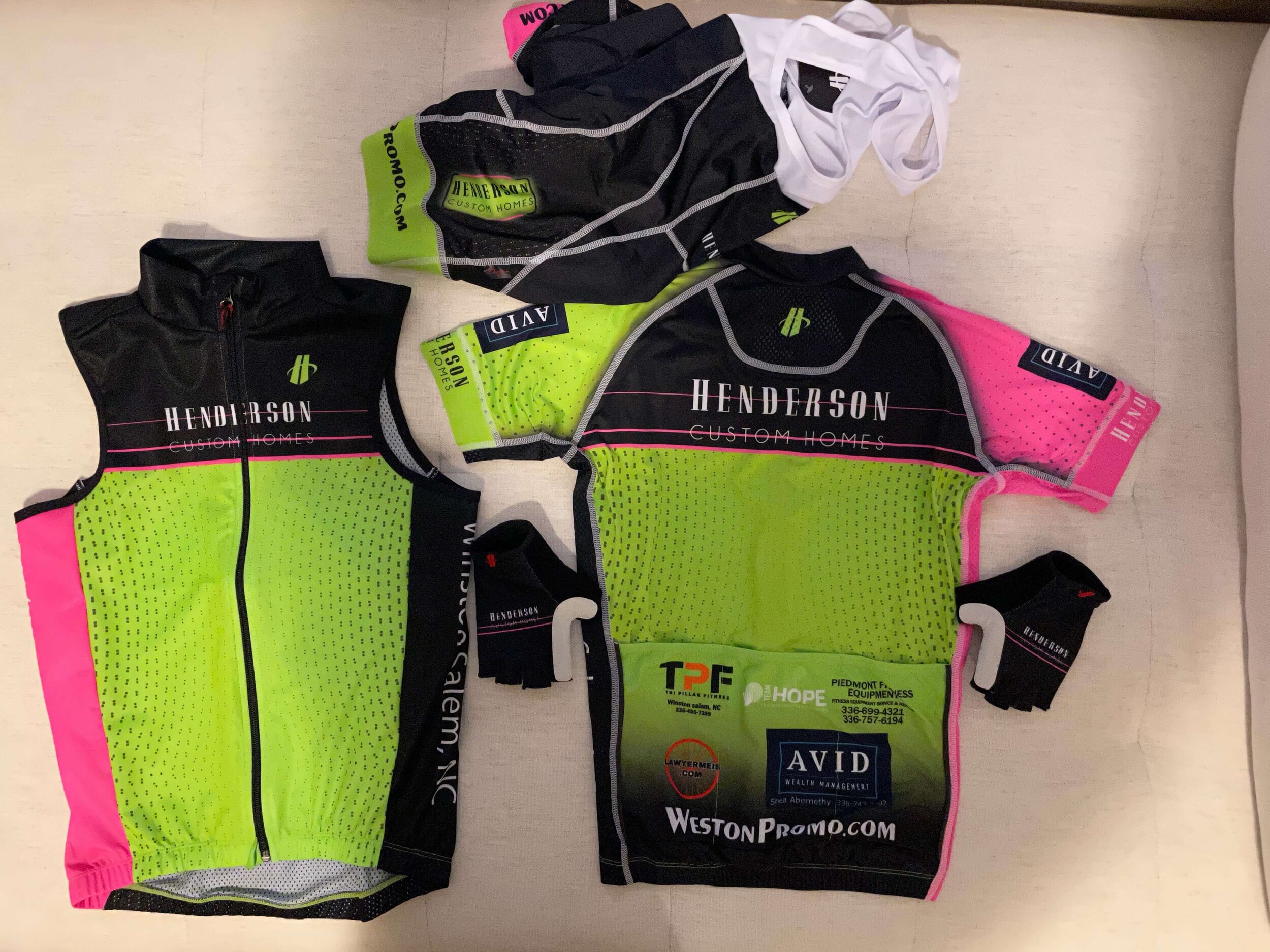 Maybe not the classiest colors, but we try to mix visibility with a design that stands out from the mix of solid colors.