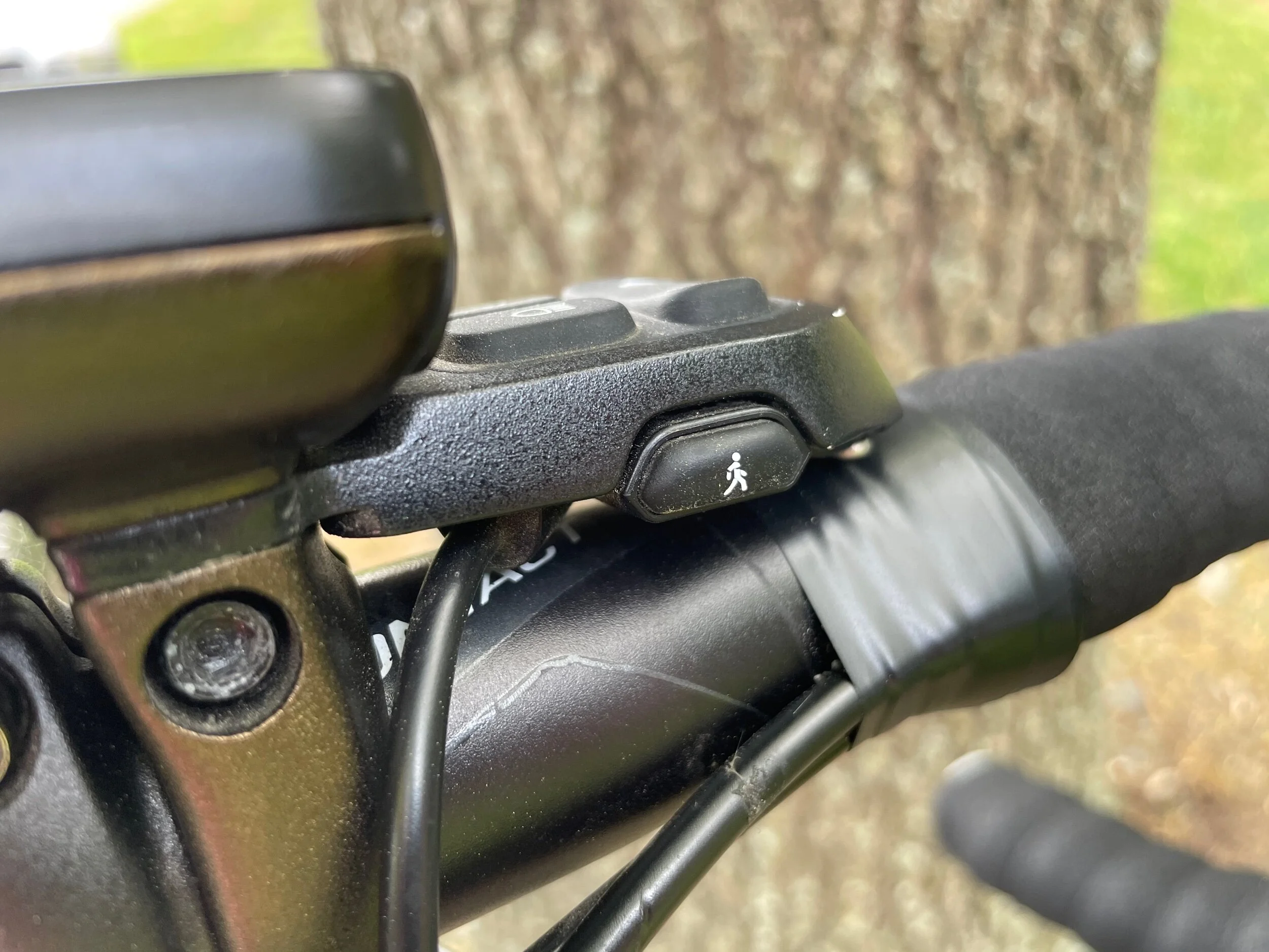 Walk mode actually comes in handy sometimes when you are stopped.  A lightweight bike this is not.