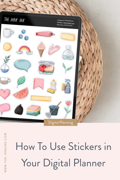 How to Use Digital Stickers on your iPad — The Pink Ink
