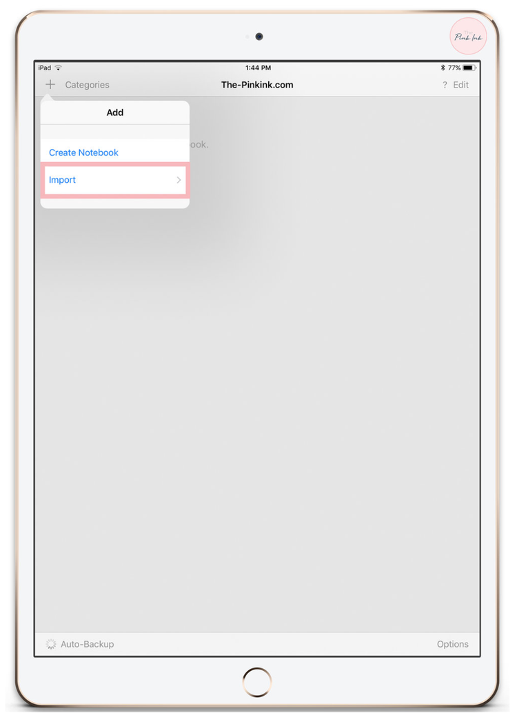 How to import PDFs and Planner files in GoodNotes — The Pink Ink