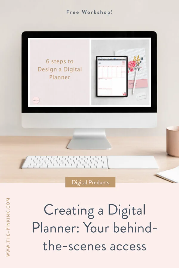 How to create a Digital Planner Concept to Creation The Pink Ink