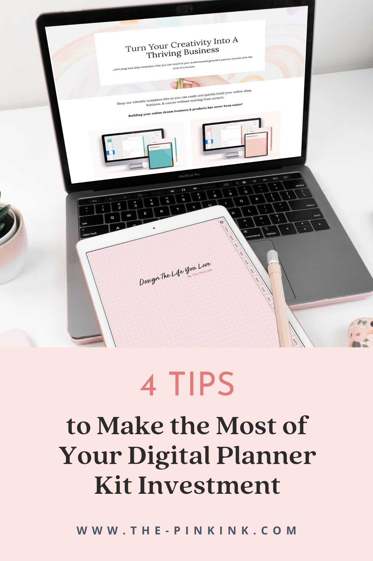 Tips to Make Digital Planner Kits Passive Income — The Pink Ink
