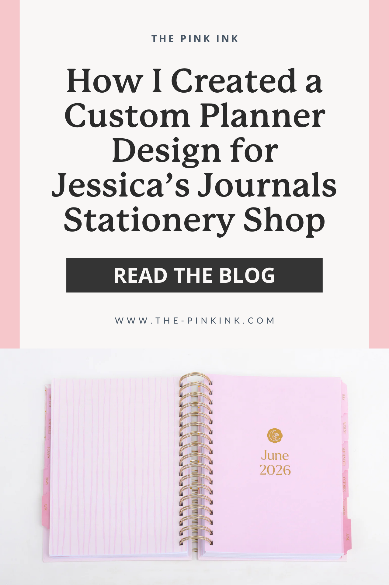 How I Created a Custom Planner Design for Jessica’s Journals Stationery Shop