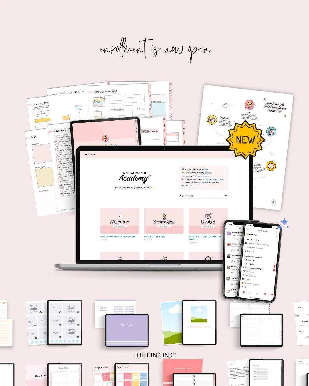 You probably already know selling digital planners can become a real business.

But the hard part is figuring out the steps.

🤔 What planner should you make?

👩&zwj;🎨 How do you design it?

💰 How do you actually get sales?

That&rsquo;s exactly w