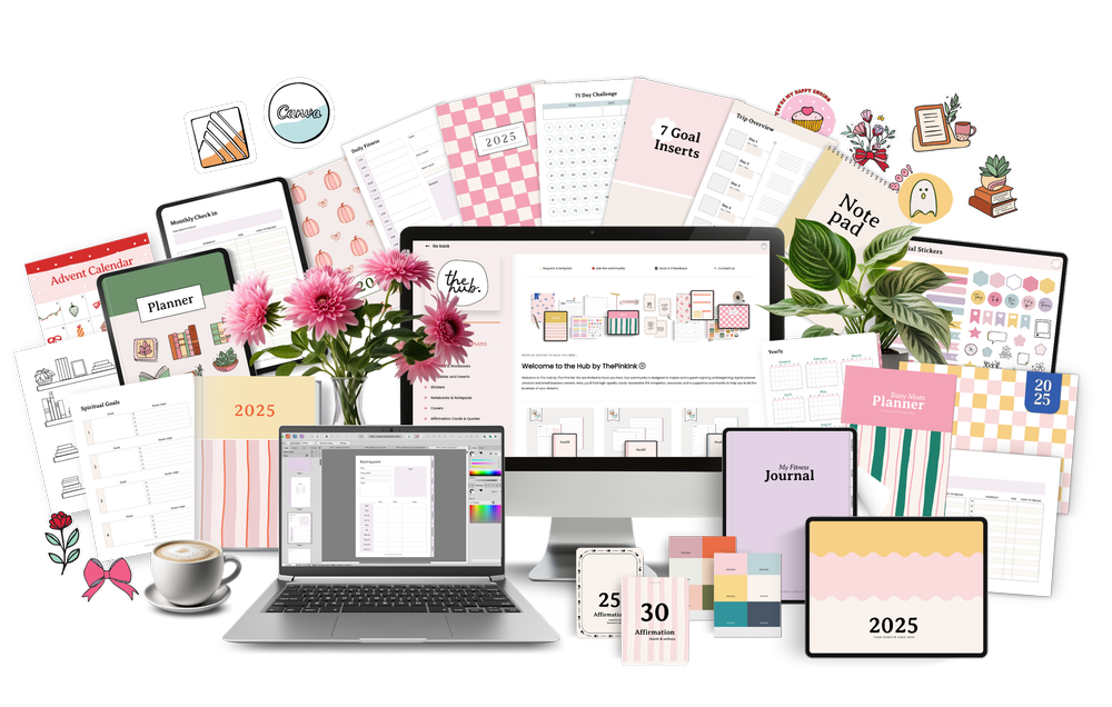 Best PLR Template Membership For Canva — The Pink Ink