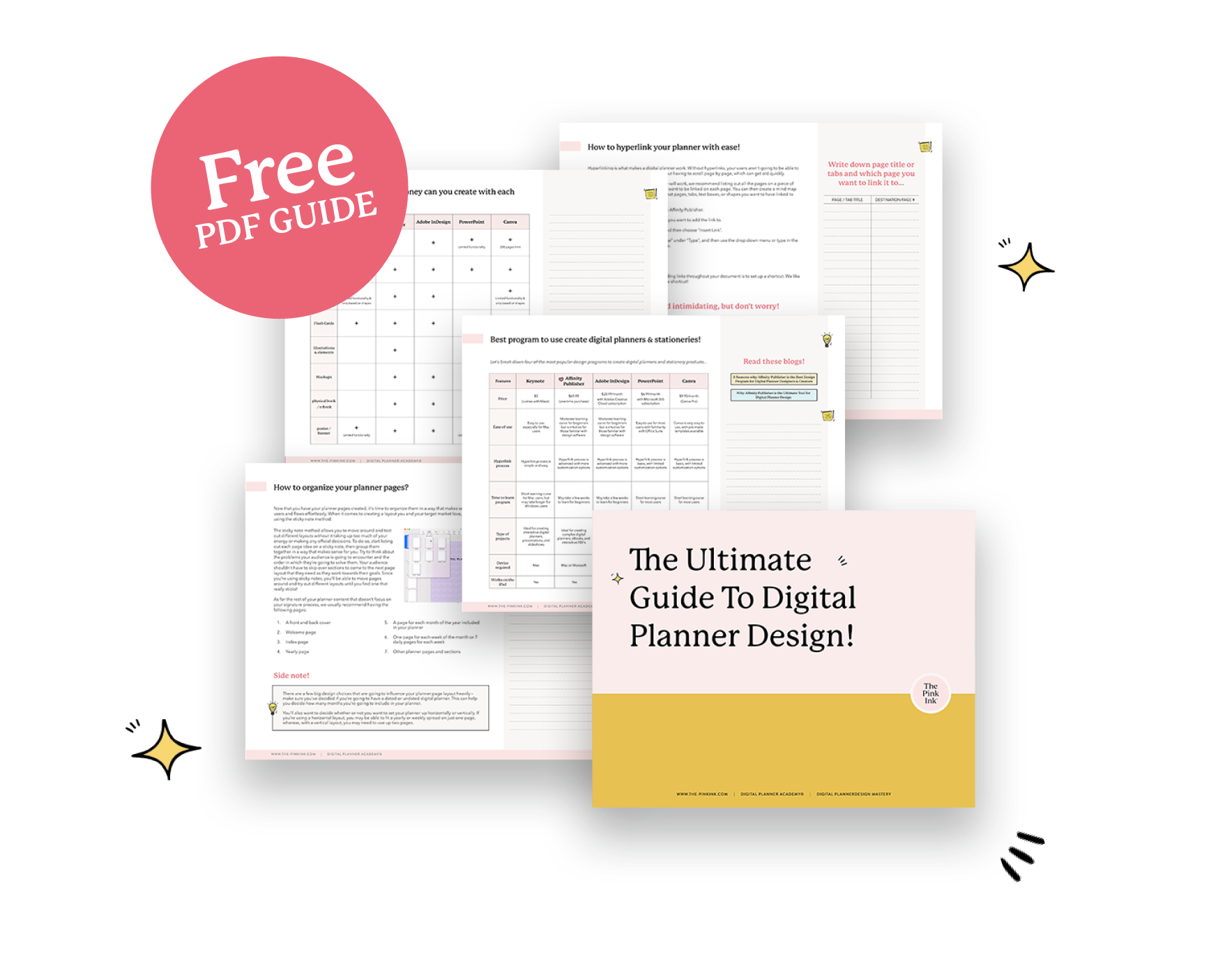 Digital Planner Design & Digital Stationary Courses — The Pink Ink