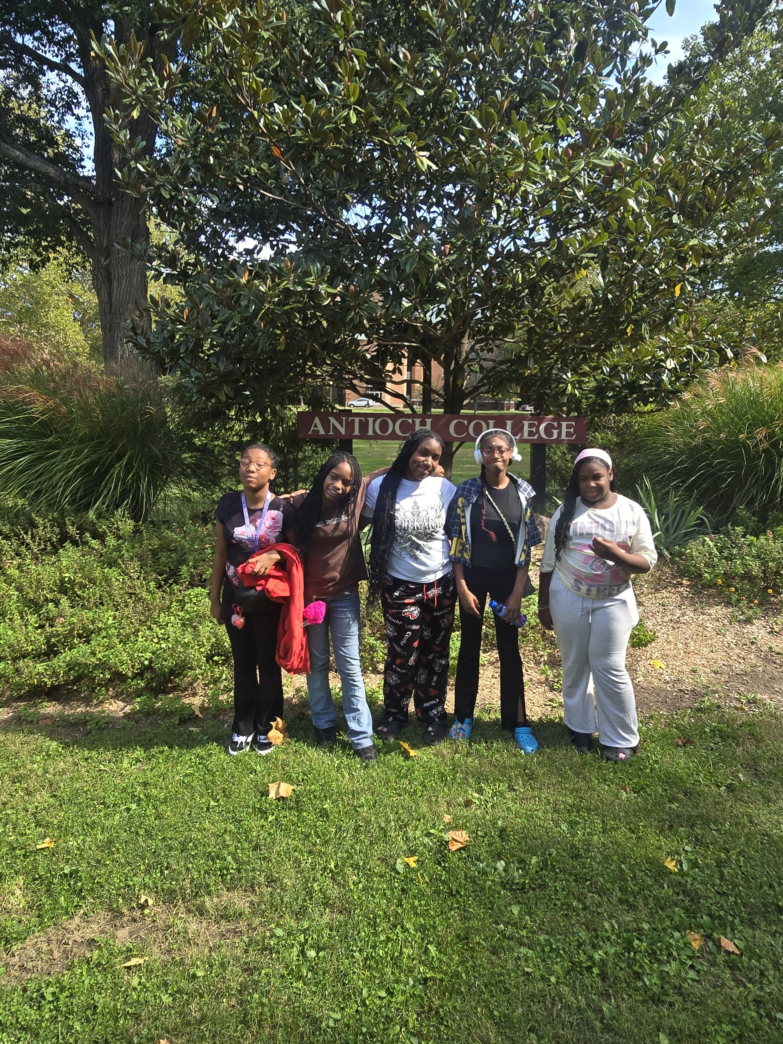 Queens visiting Coretta Scott-King's alma matter, Antioch College in Yellow Springs, Ohio during their Annual Transformational Fieldtrip 2026.
