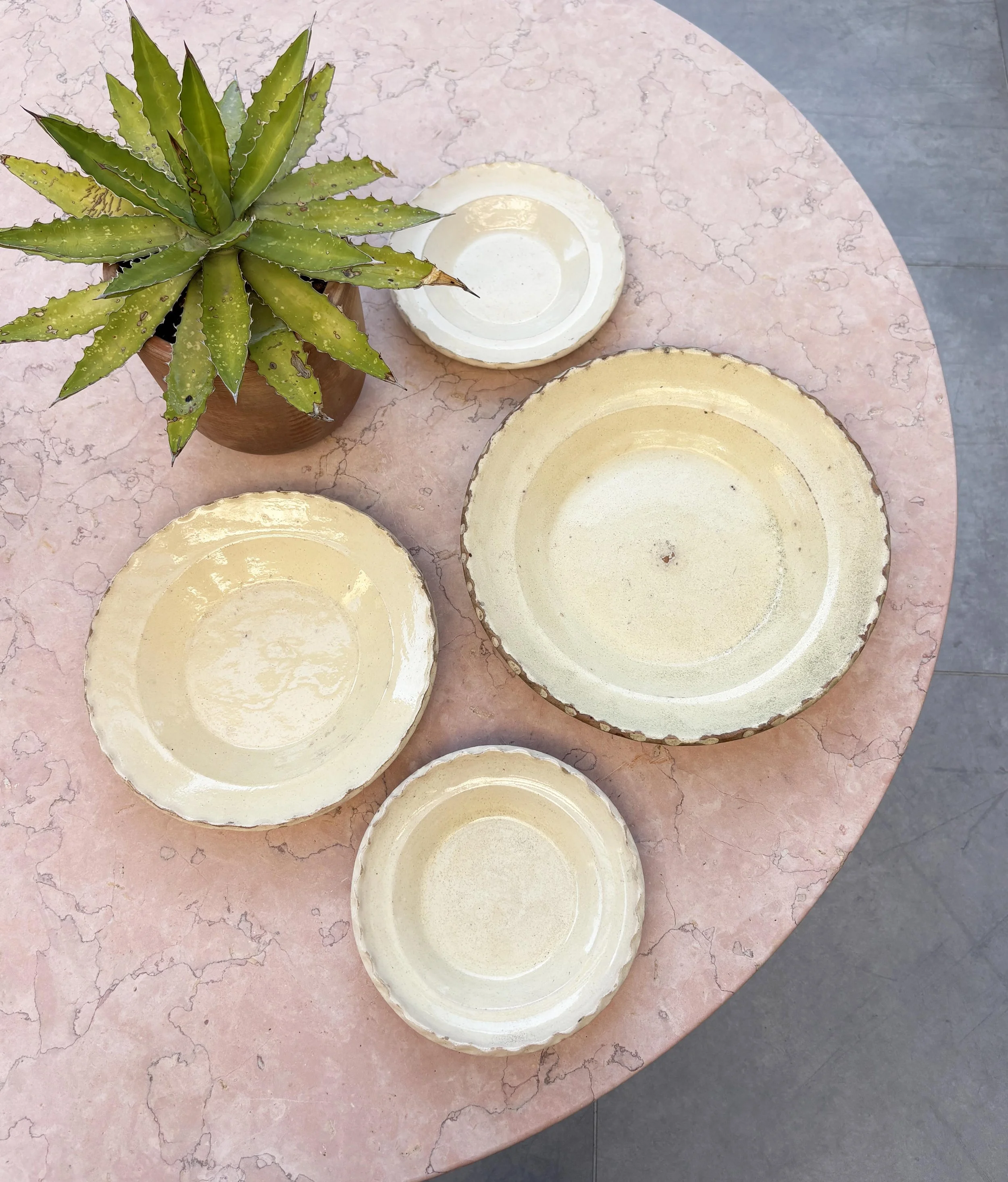 antique farmhouse plates Puglia
