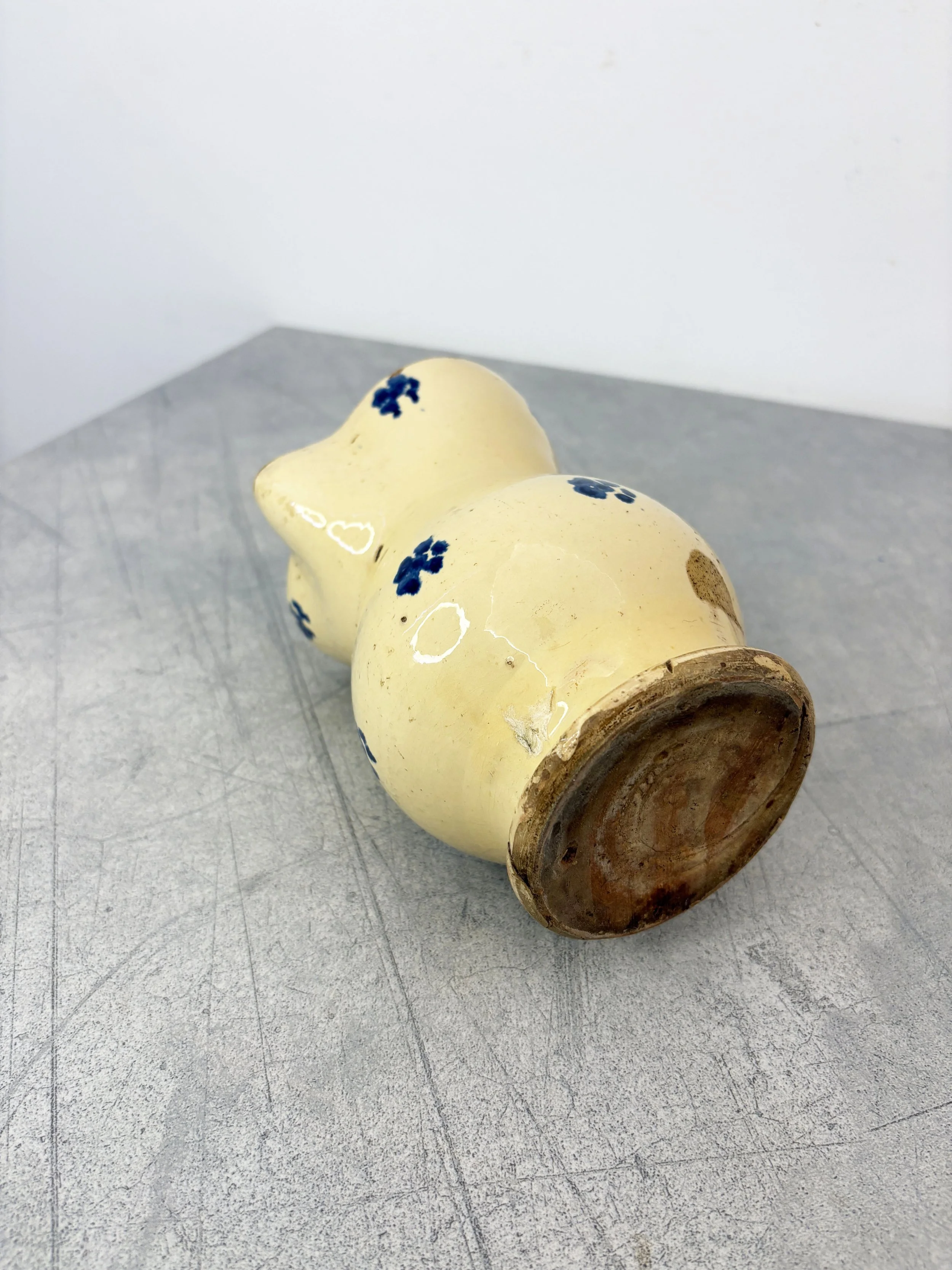 antique rustic Italian pitcher