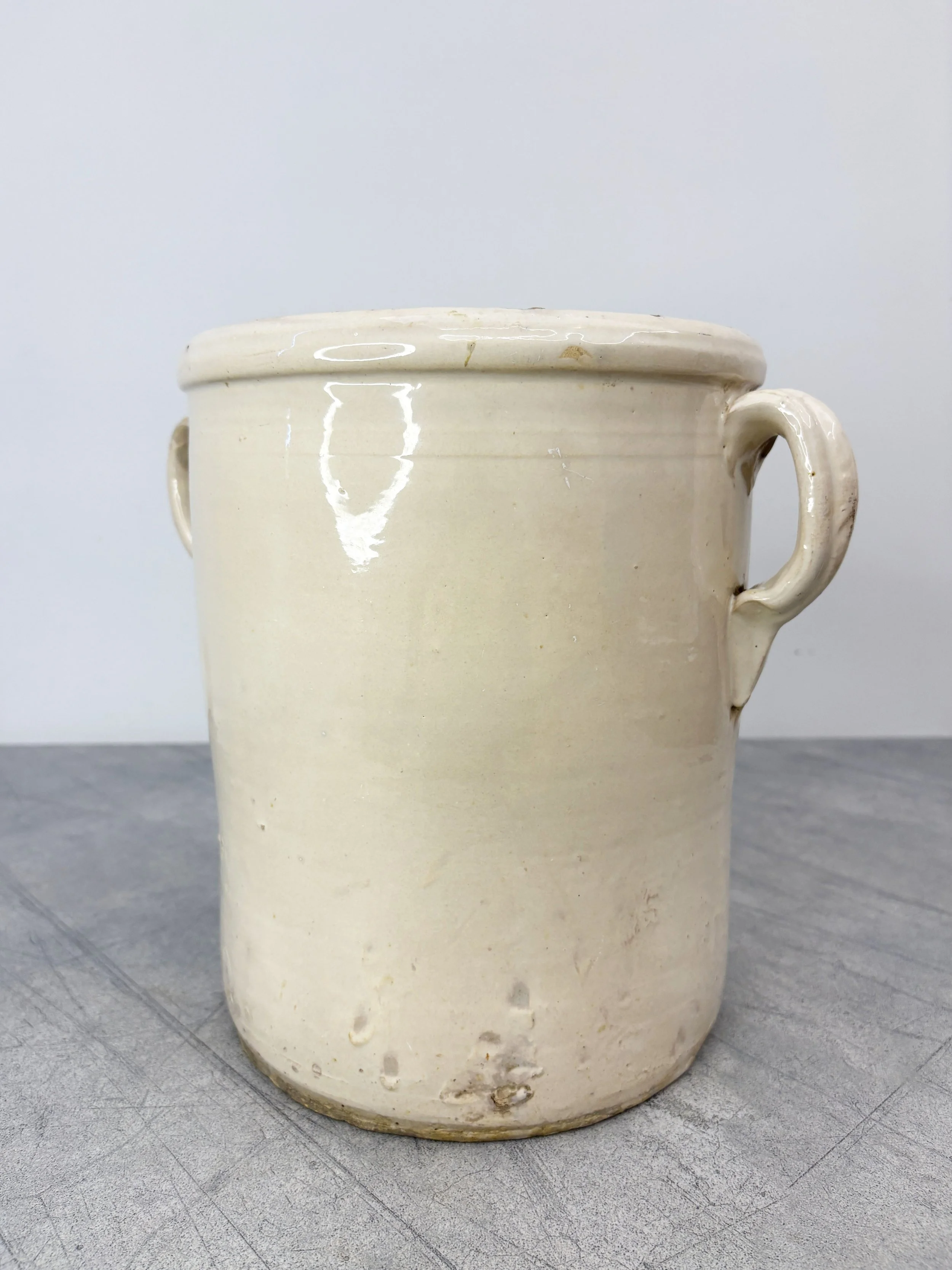 vintage confit pot Puglia