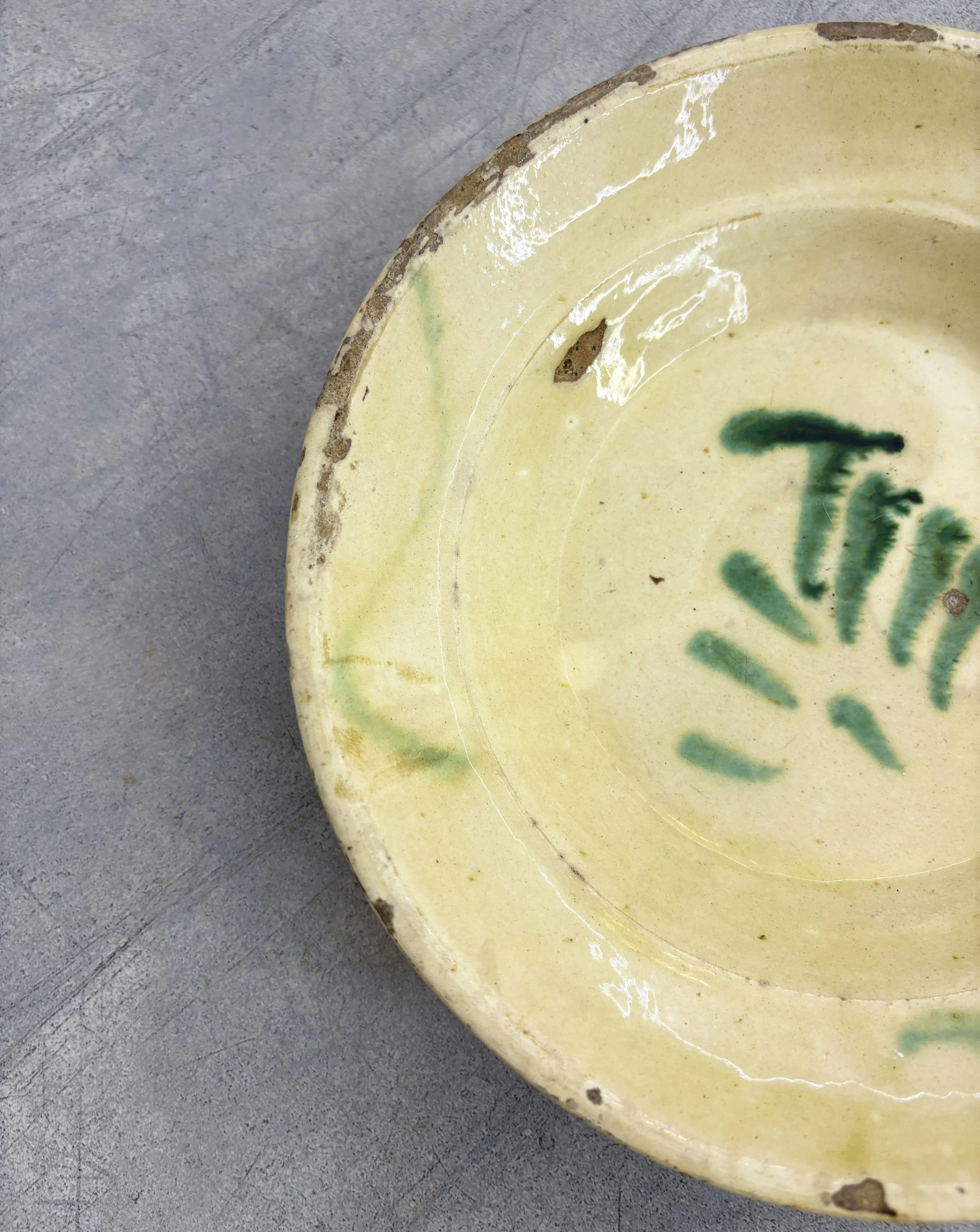 hand painted tree of life plate