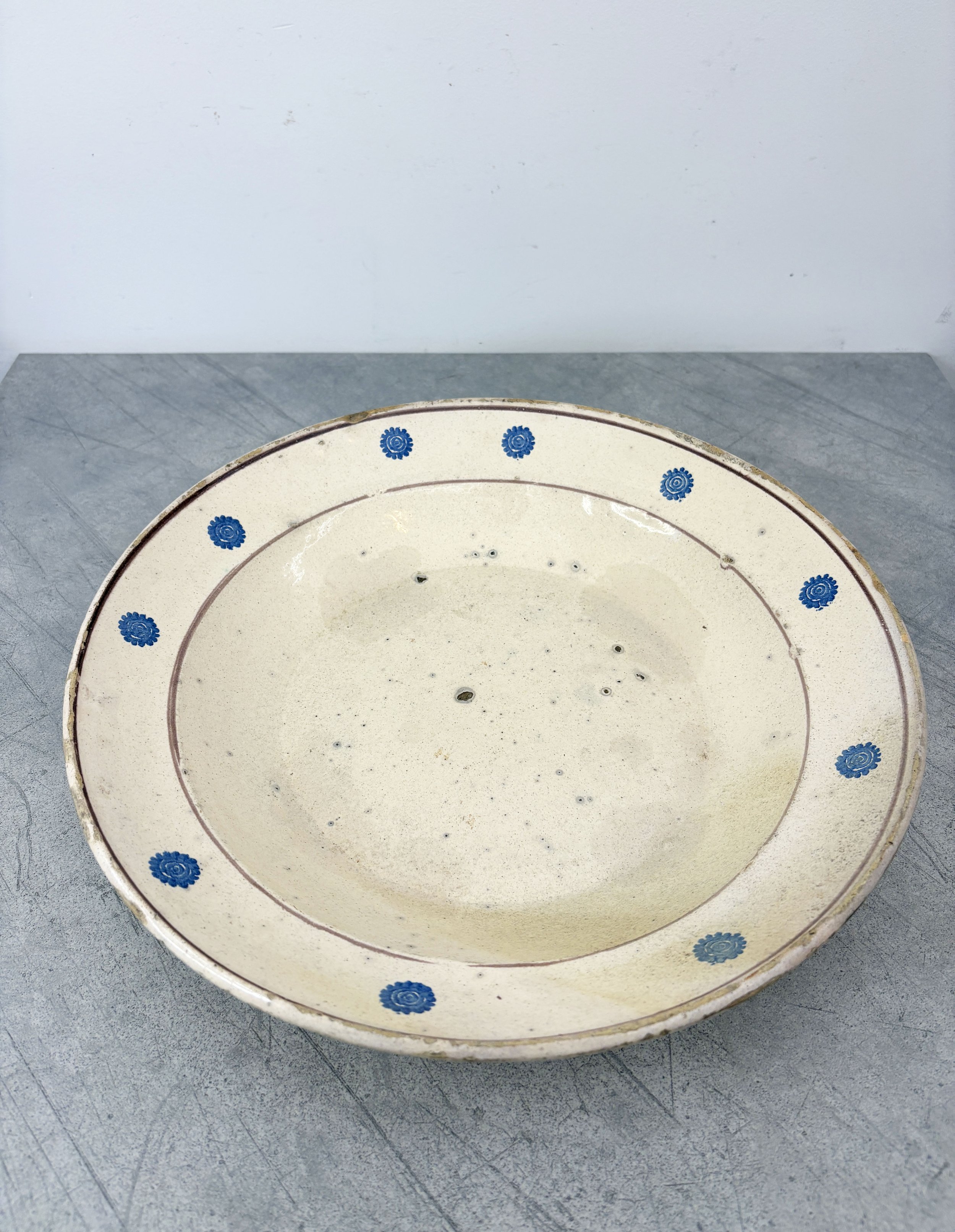 antique farmhouse plate Italy