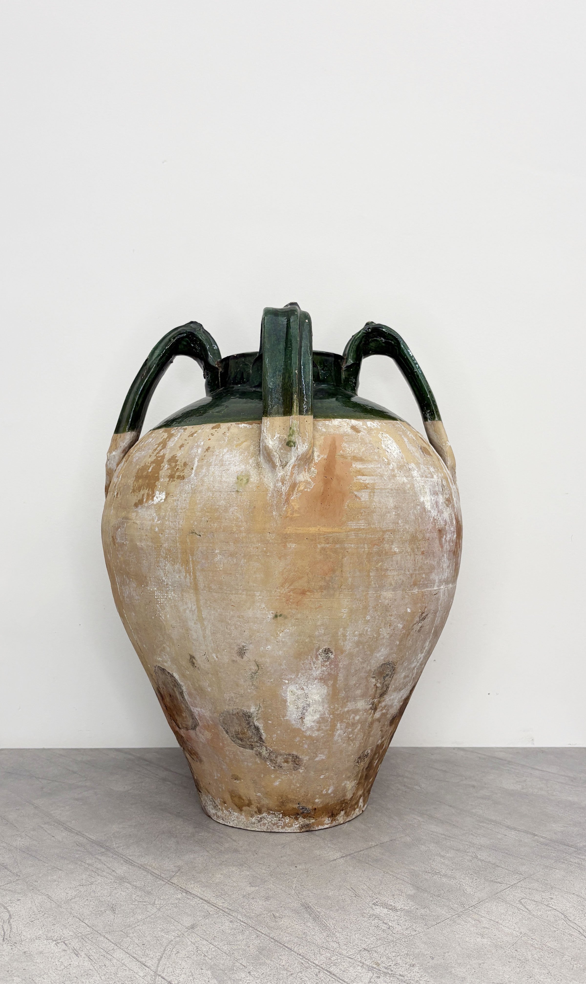 LARGE ANTIQUE POT WITH 4 HANDLES PUGLIA