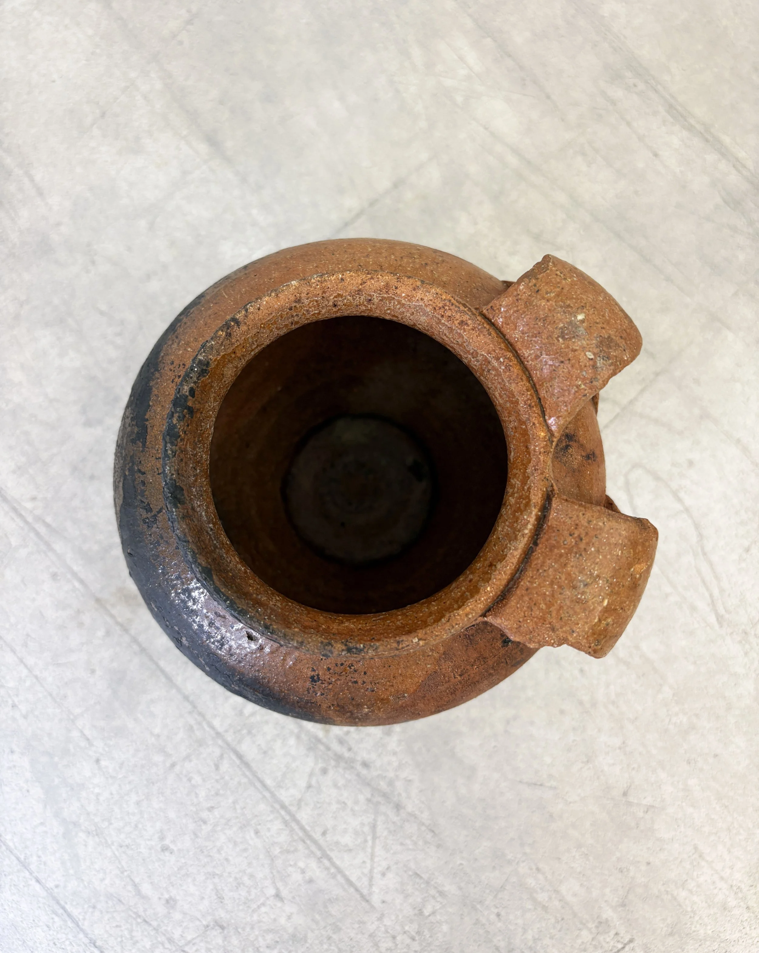 antique terracotta pot