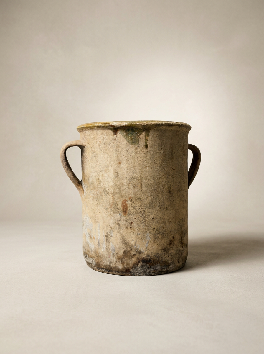 vintage farmhouse confit pot Puglia