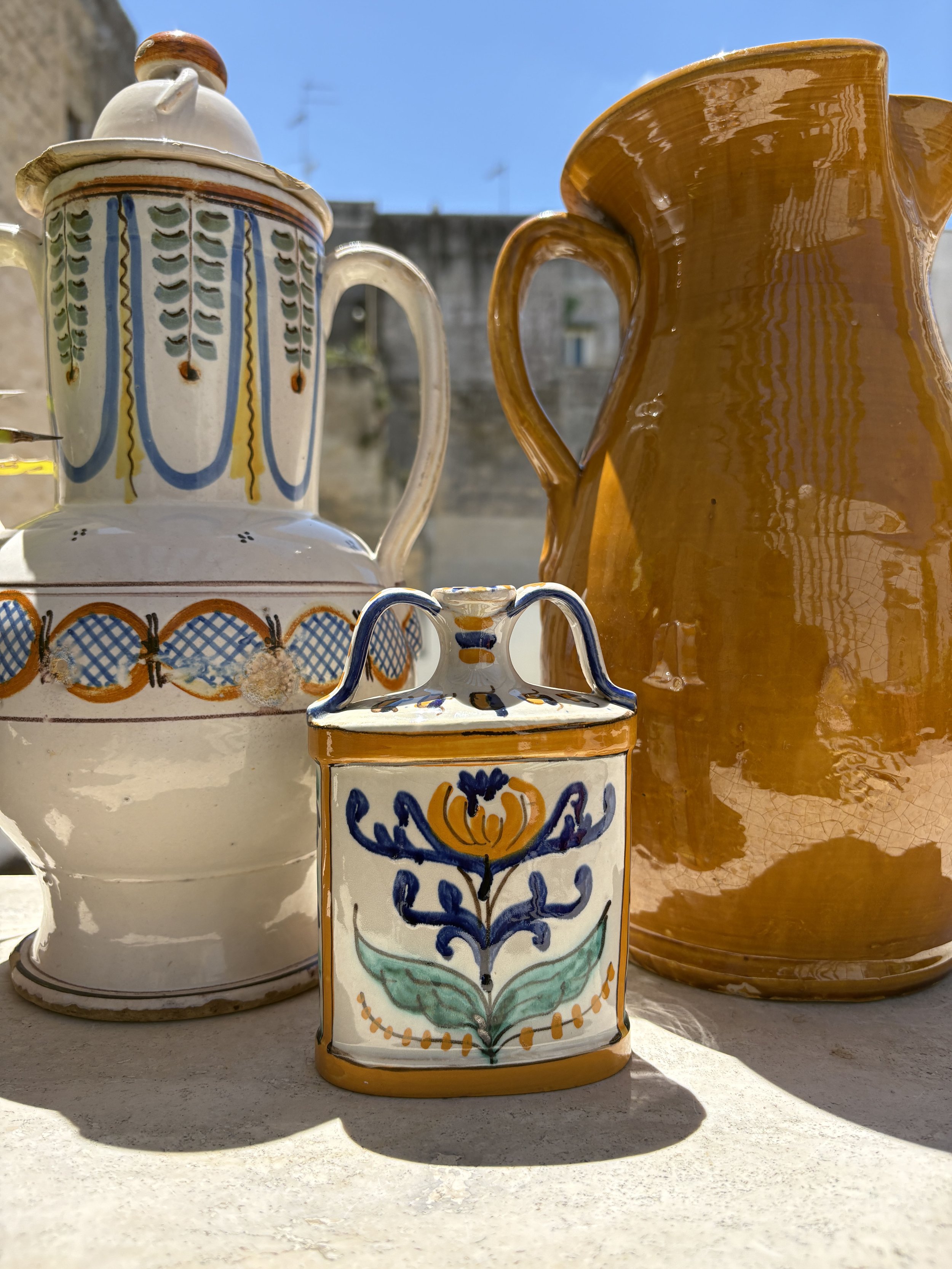 antique southern Italian pottery