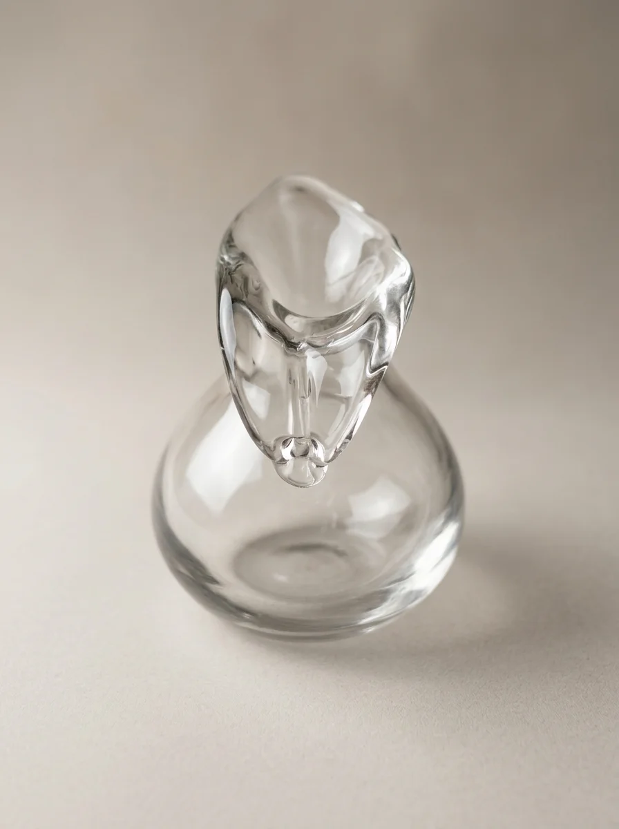 1950s vintage glass pitcher from Italy