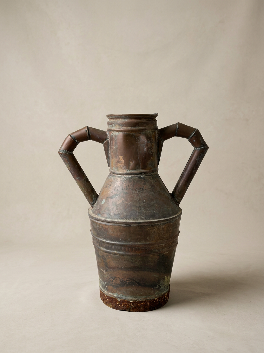 vintage Italian copper watering can