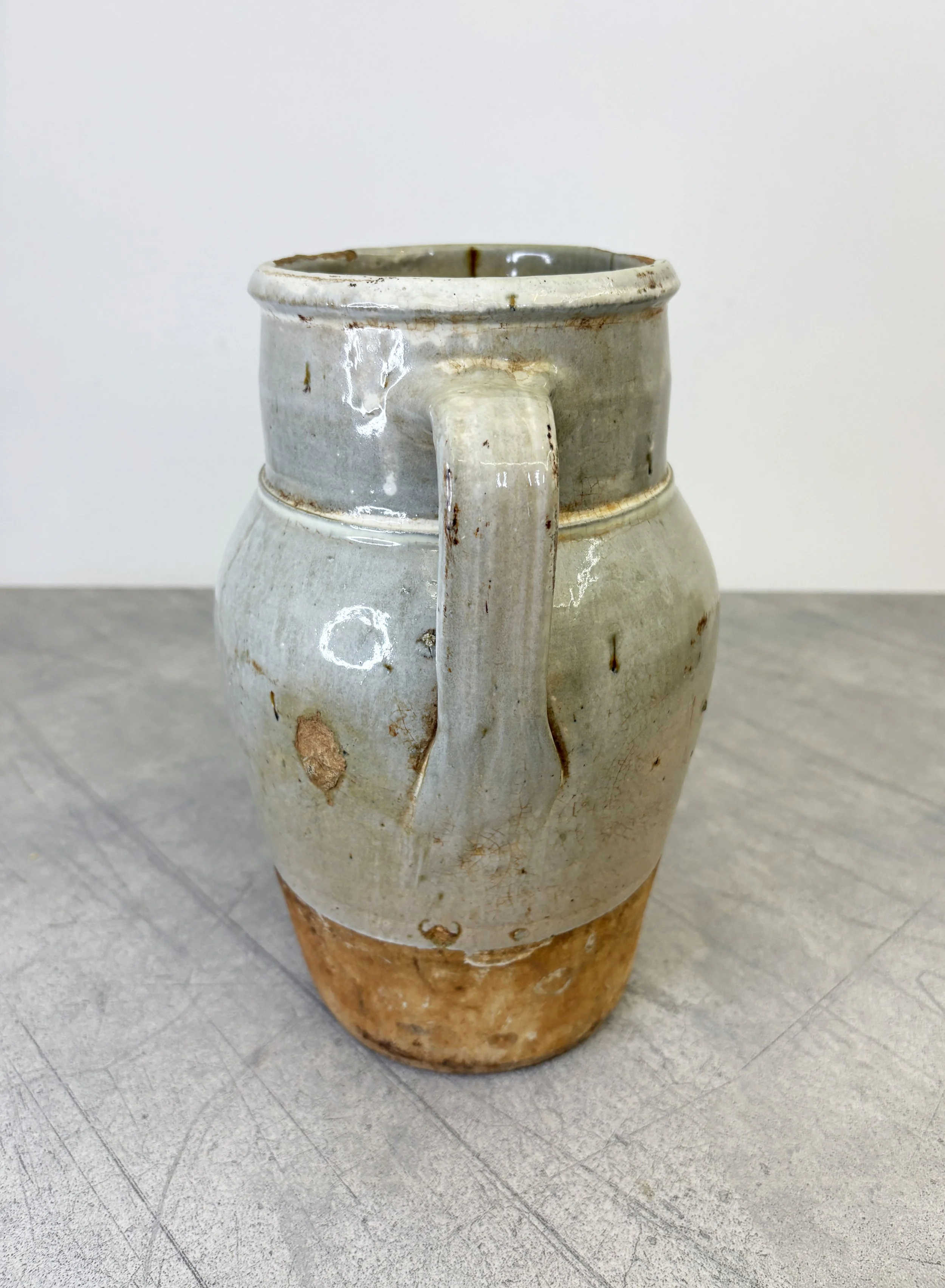 antique Italian confit pot
