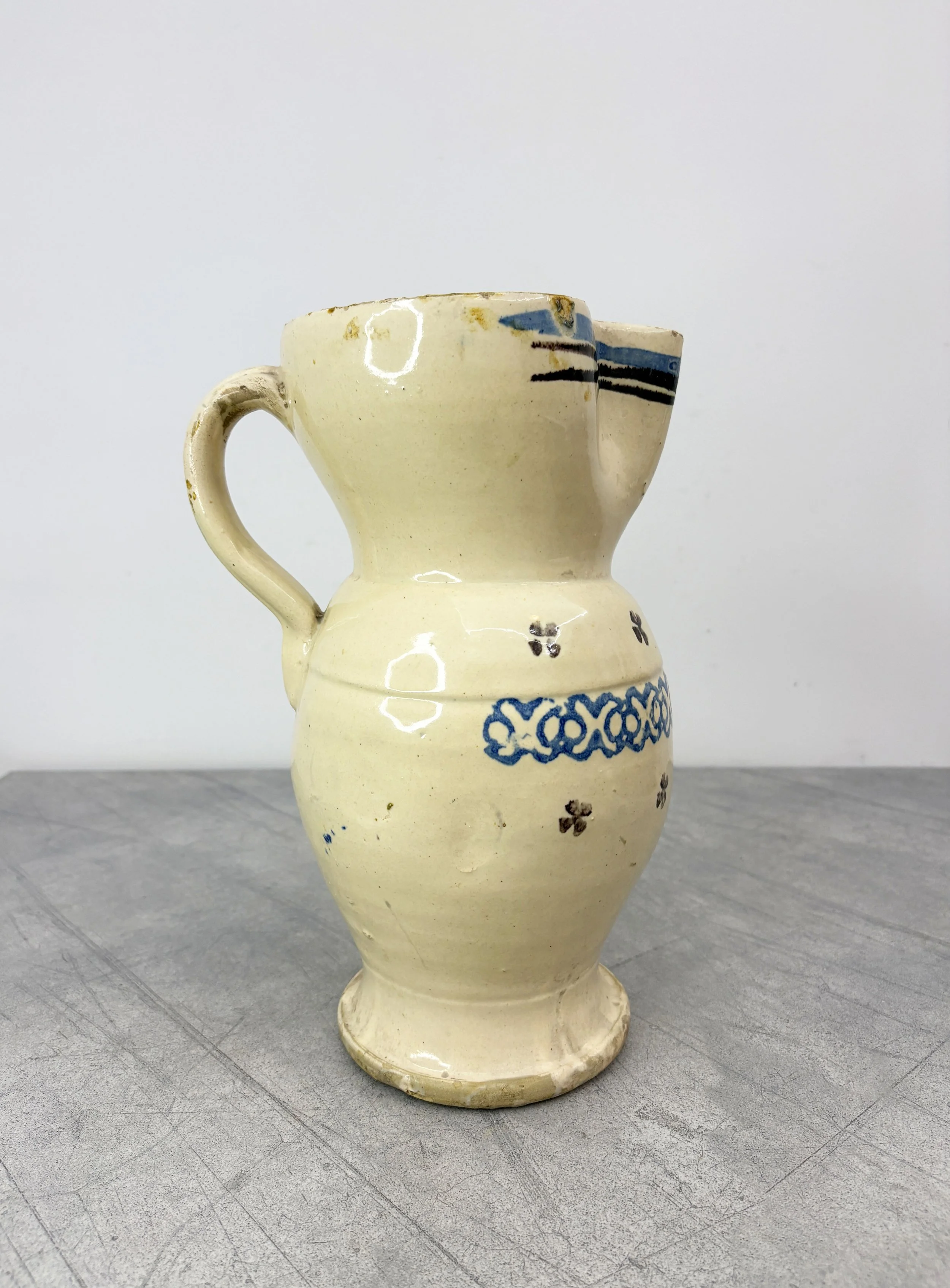 antique hand painted pitcher Puglia