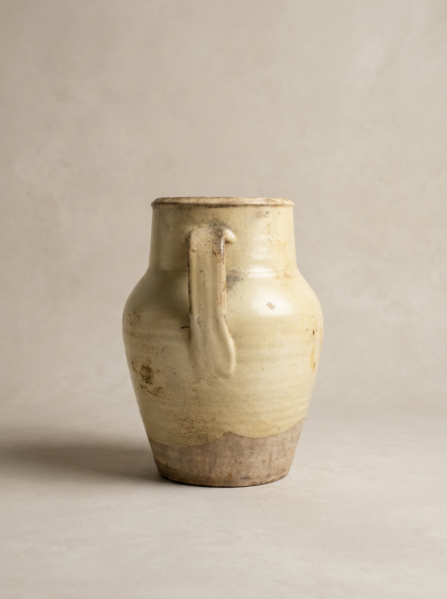 antique farmhouse pot with handles southern Italy