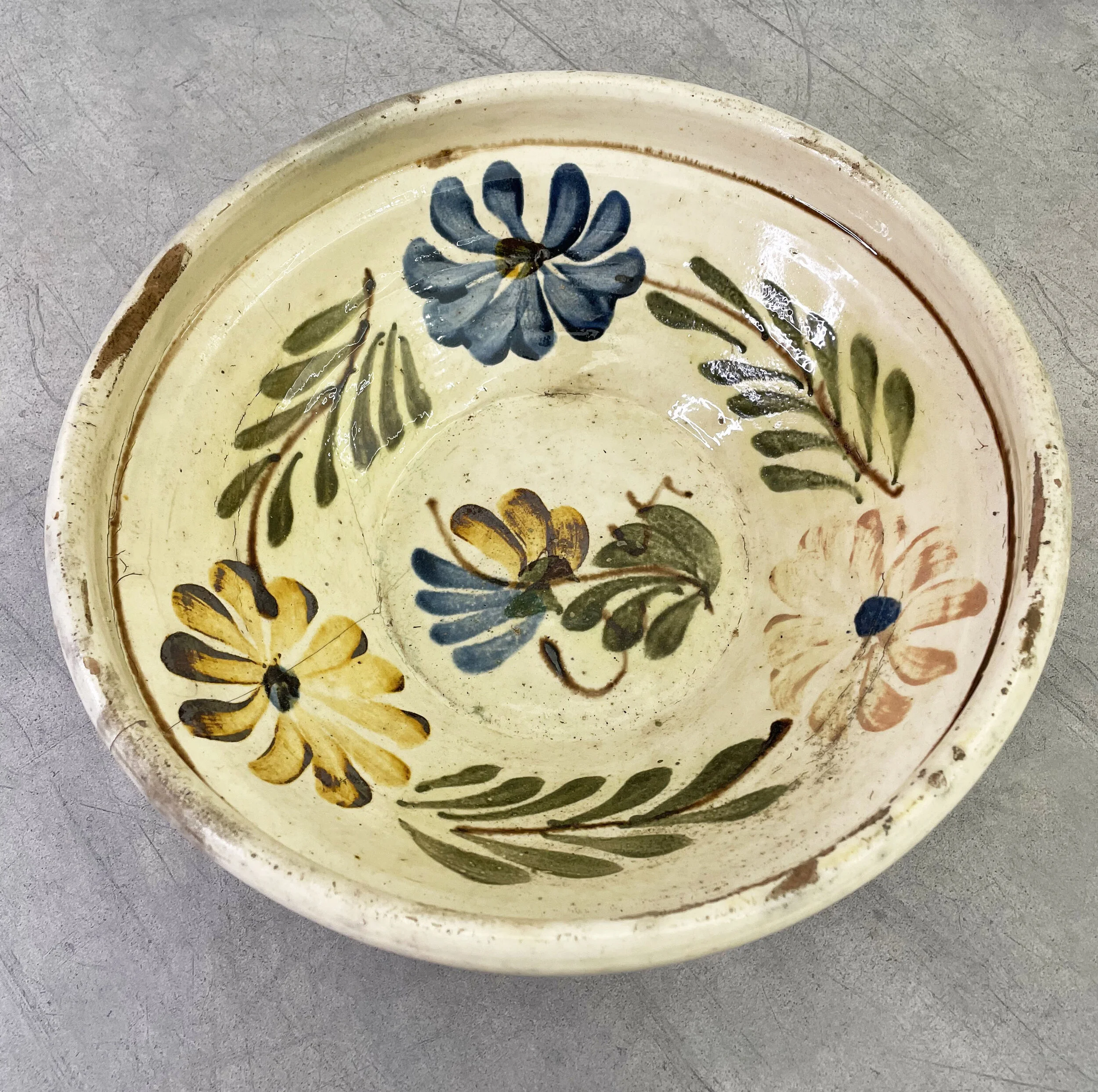 vintage hand painted pottery