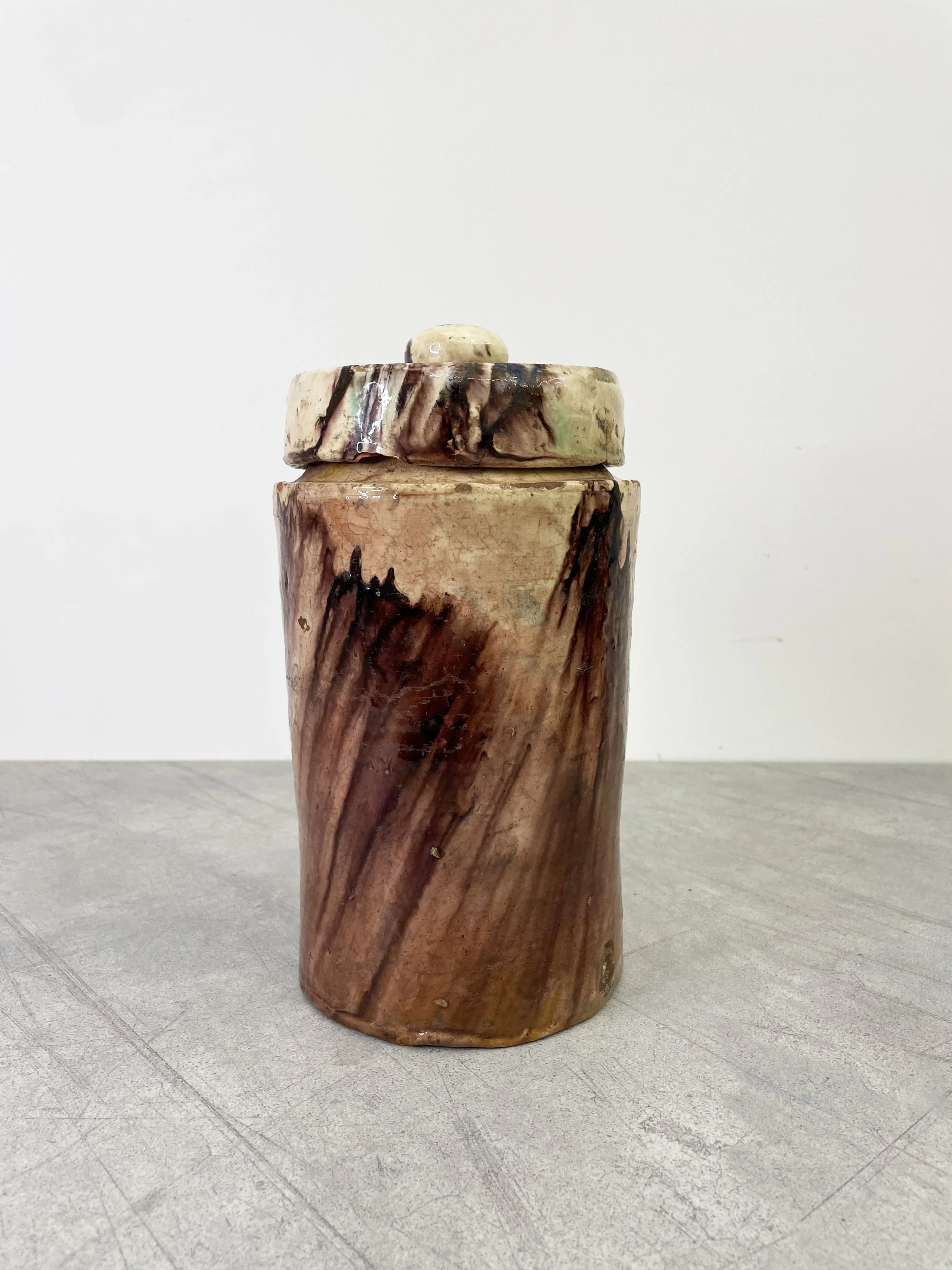antique storage pot