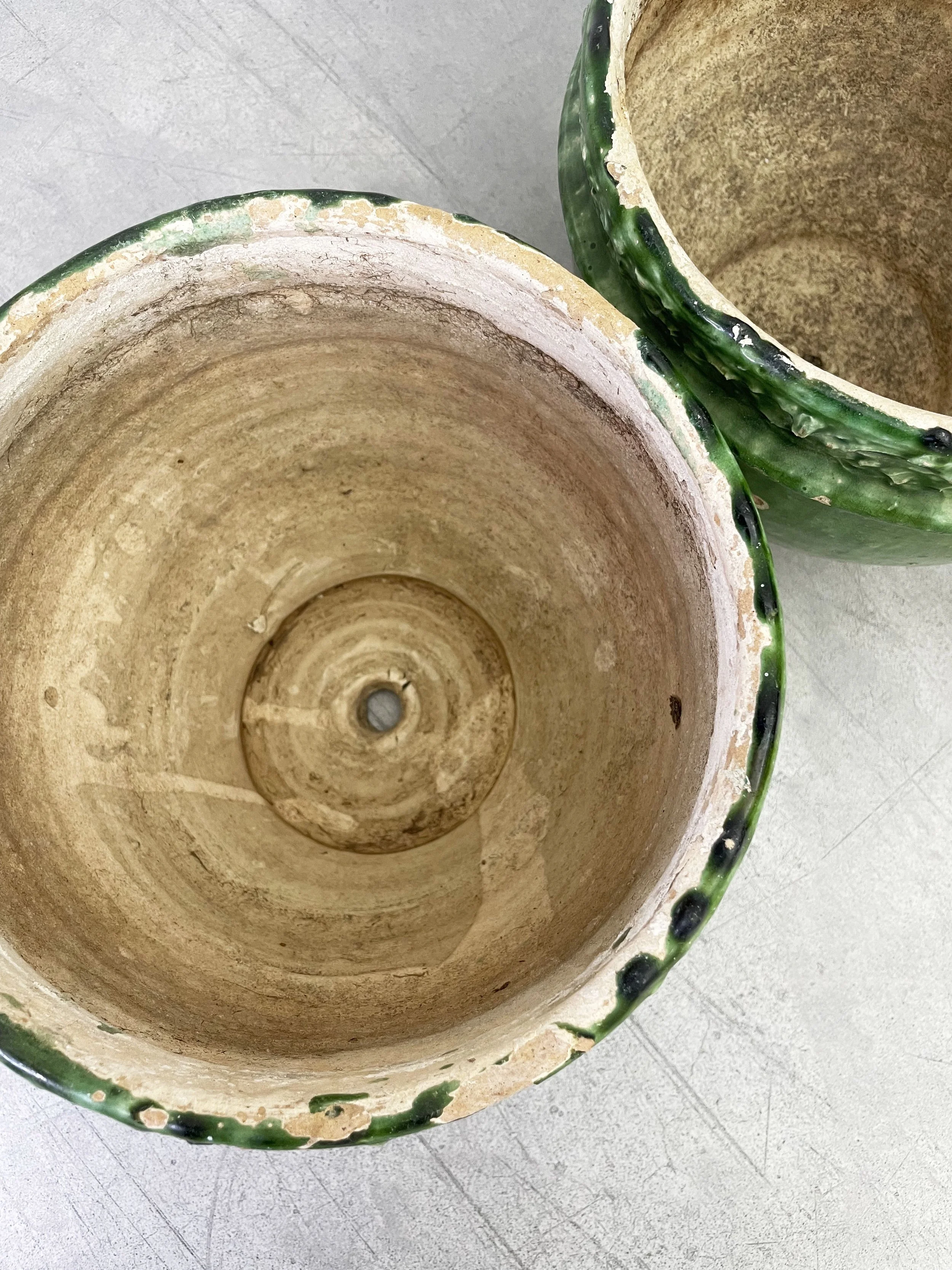 vintage green planters.jpg