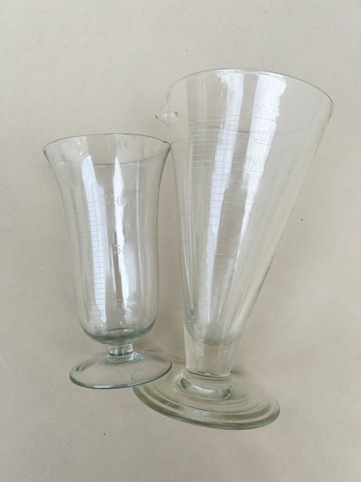 Mid Century Glasbake D Ring 4 Cup Measure Cup Vintage 