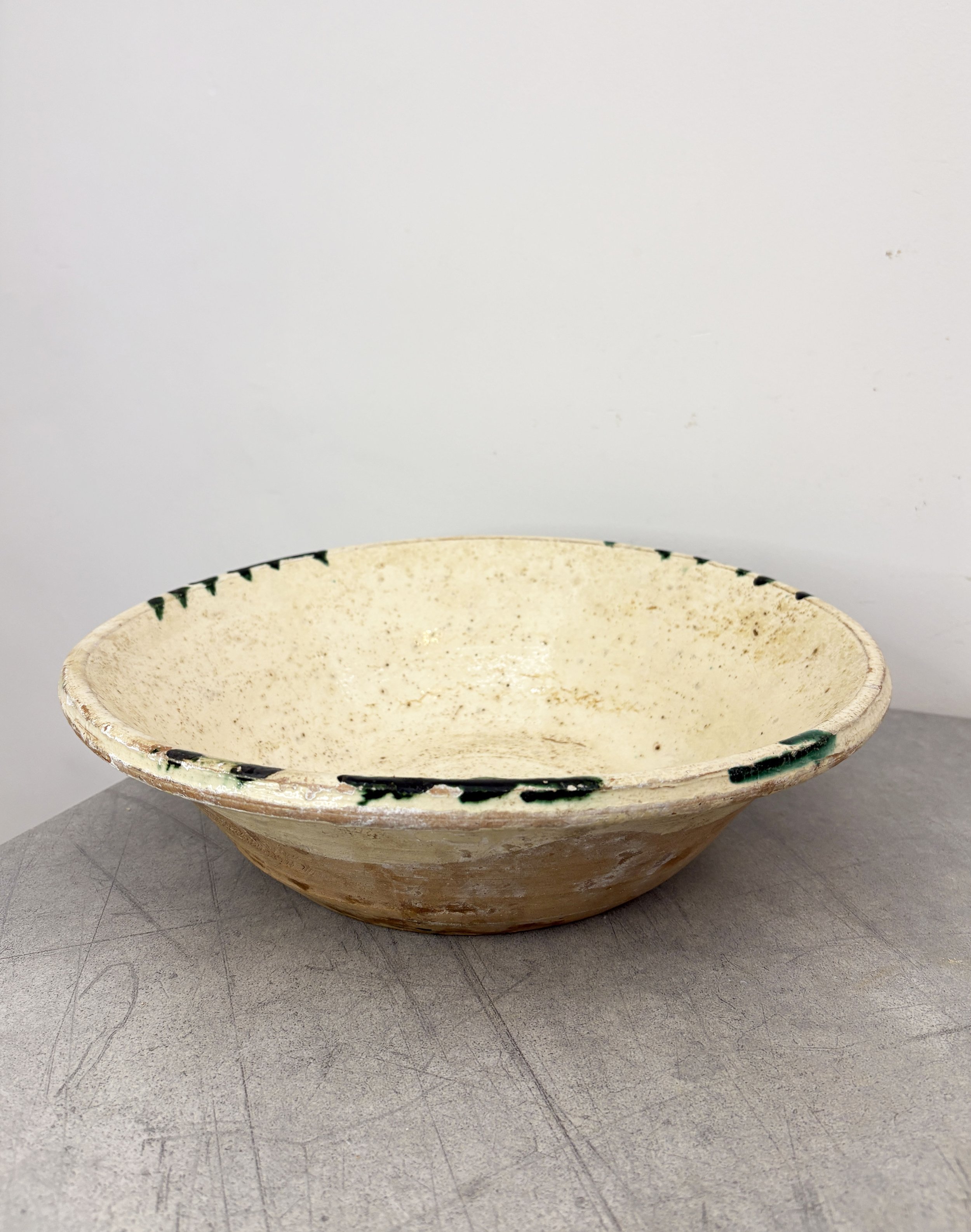 large rustic Italian bowl