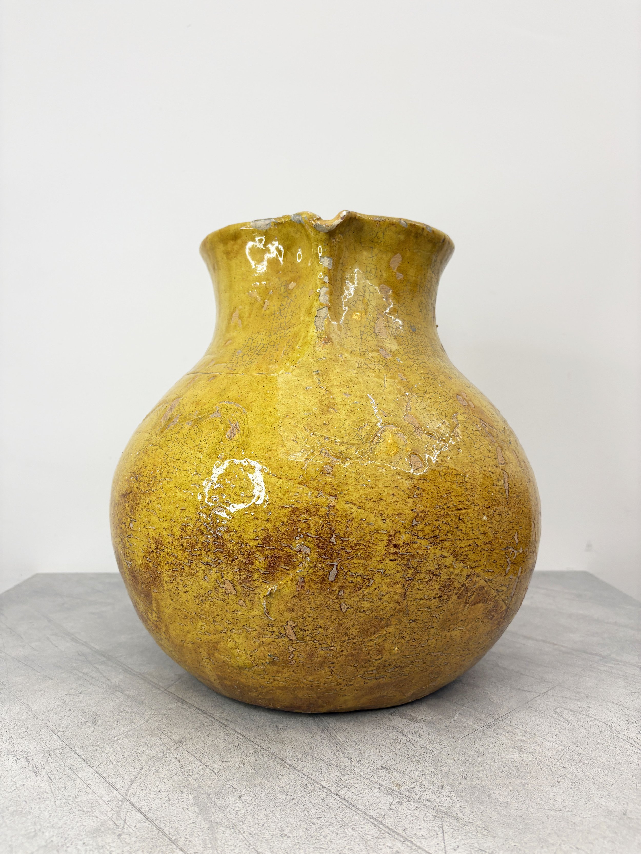 antique Italian rustic jug