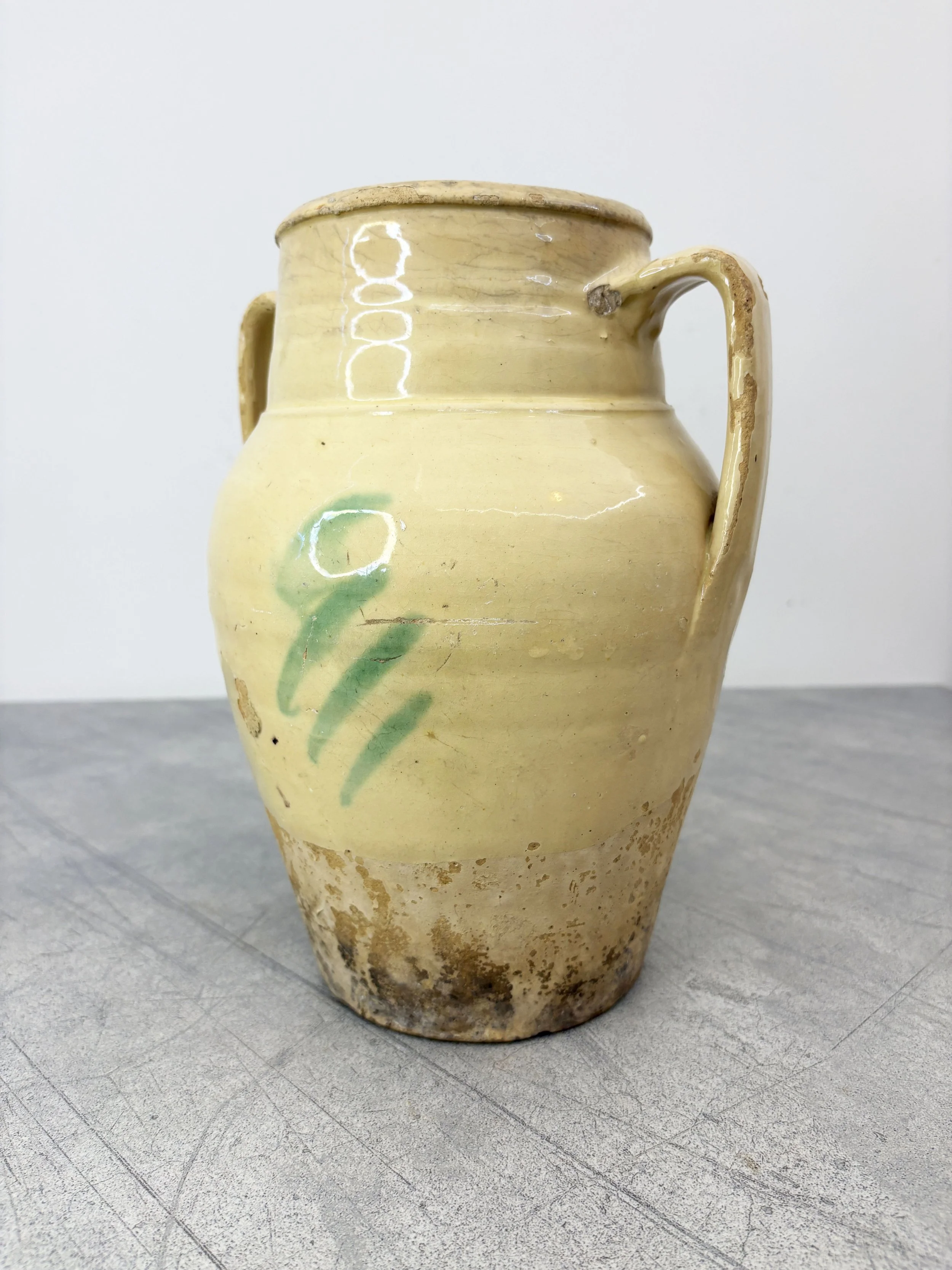 antqiue Italian tree of life pot