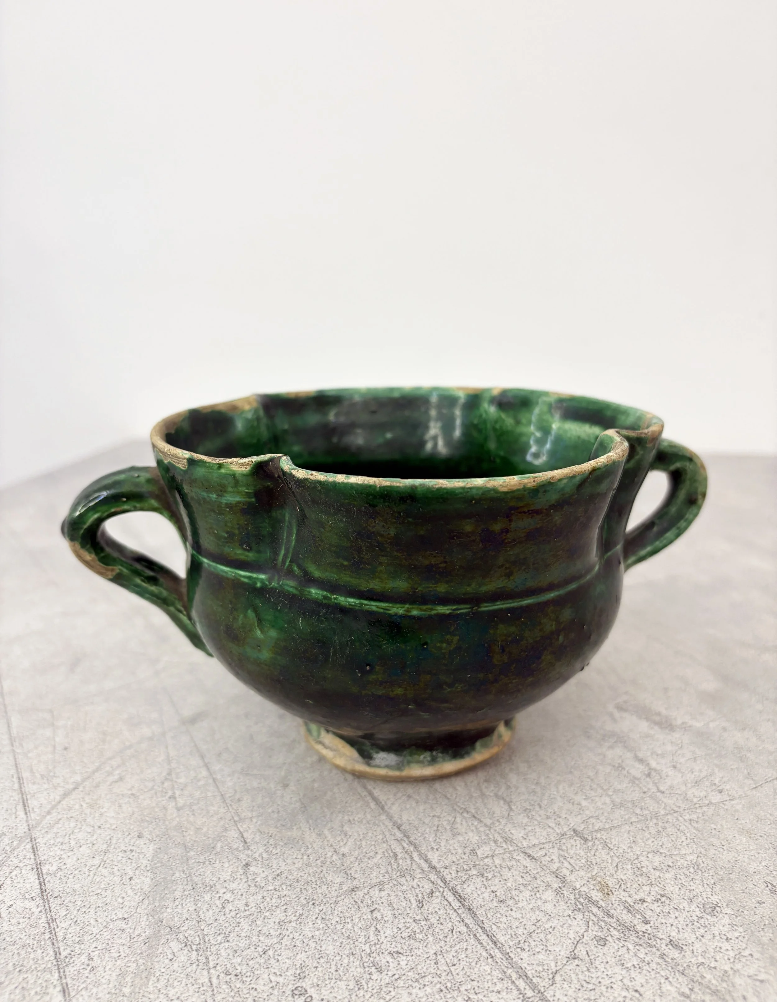 antique ceramic soup bowl Puglia