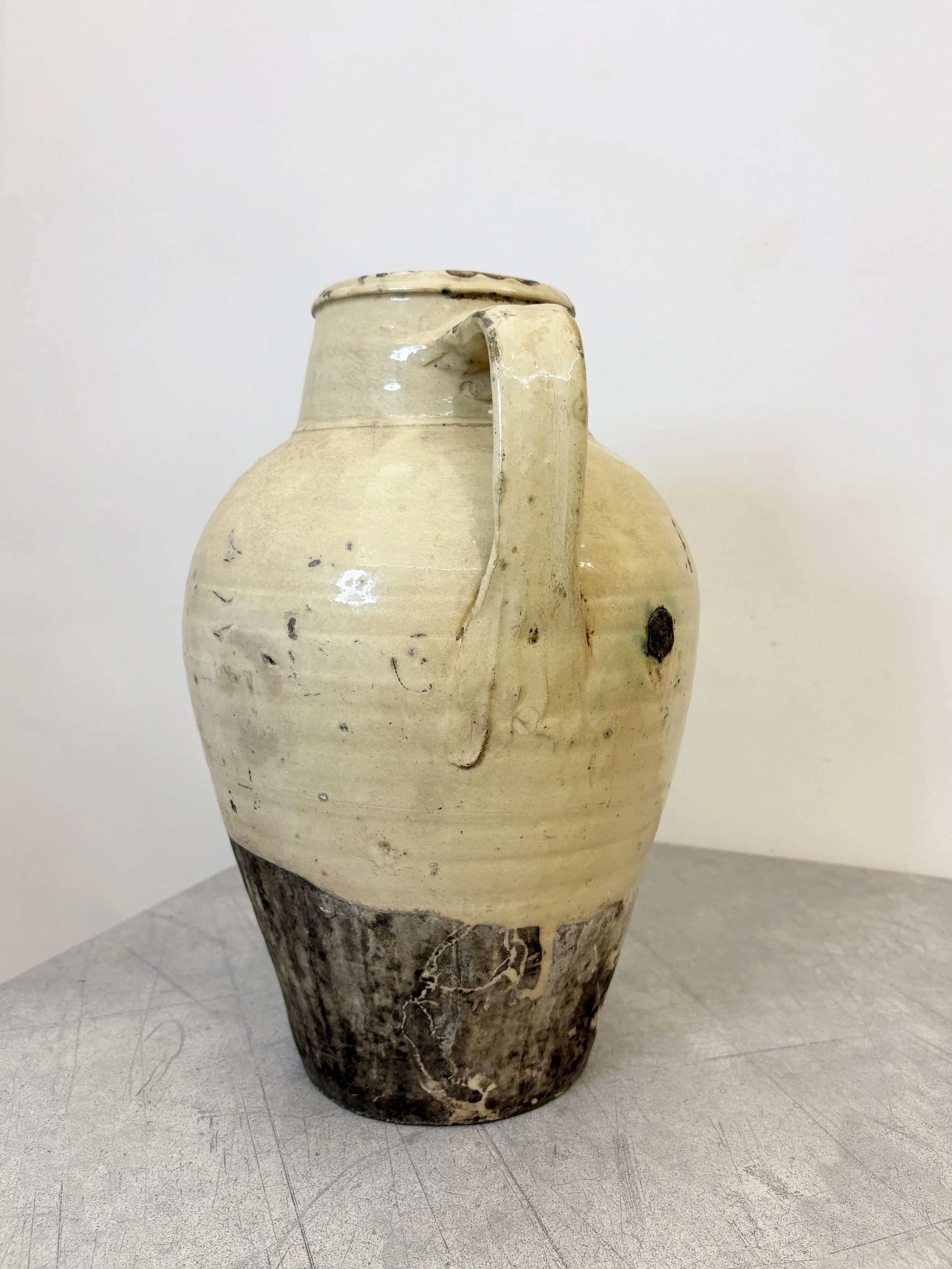 antique ceramic confit pot Calabria