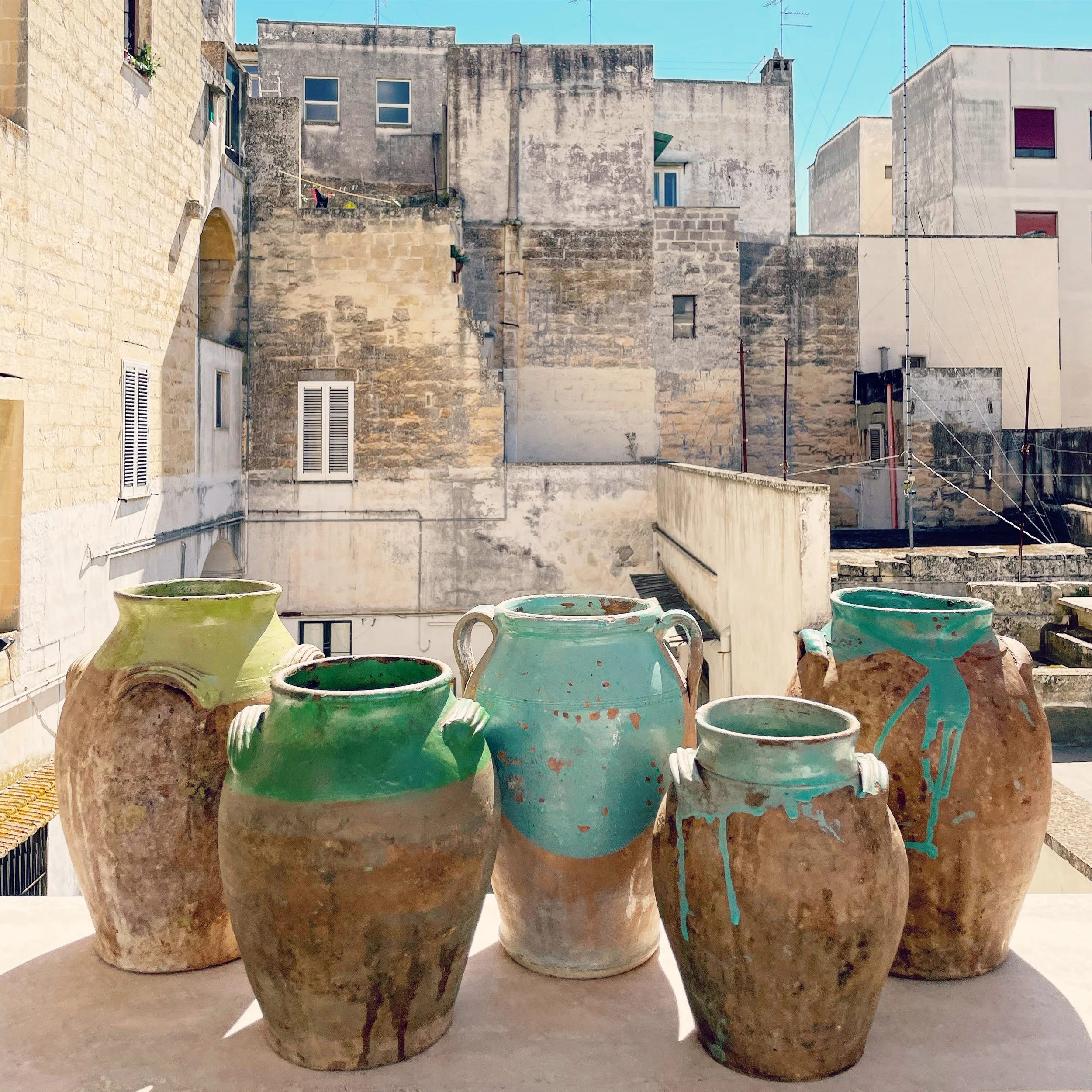 vintage southern Italian pottery