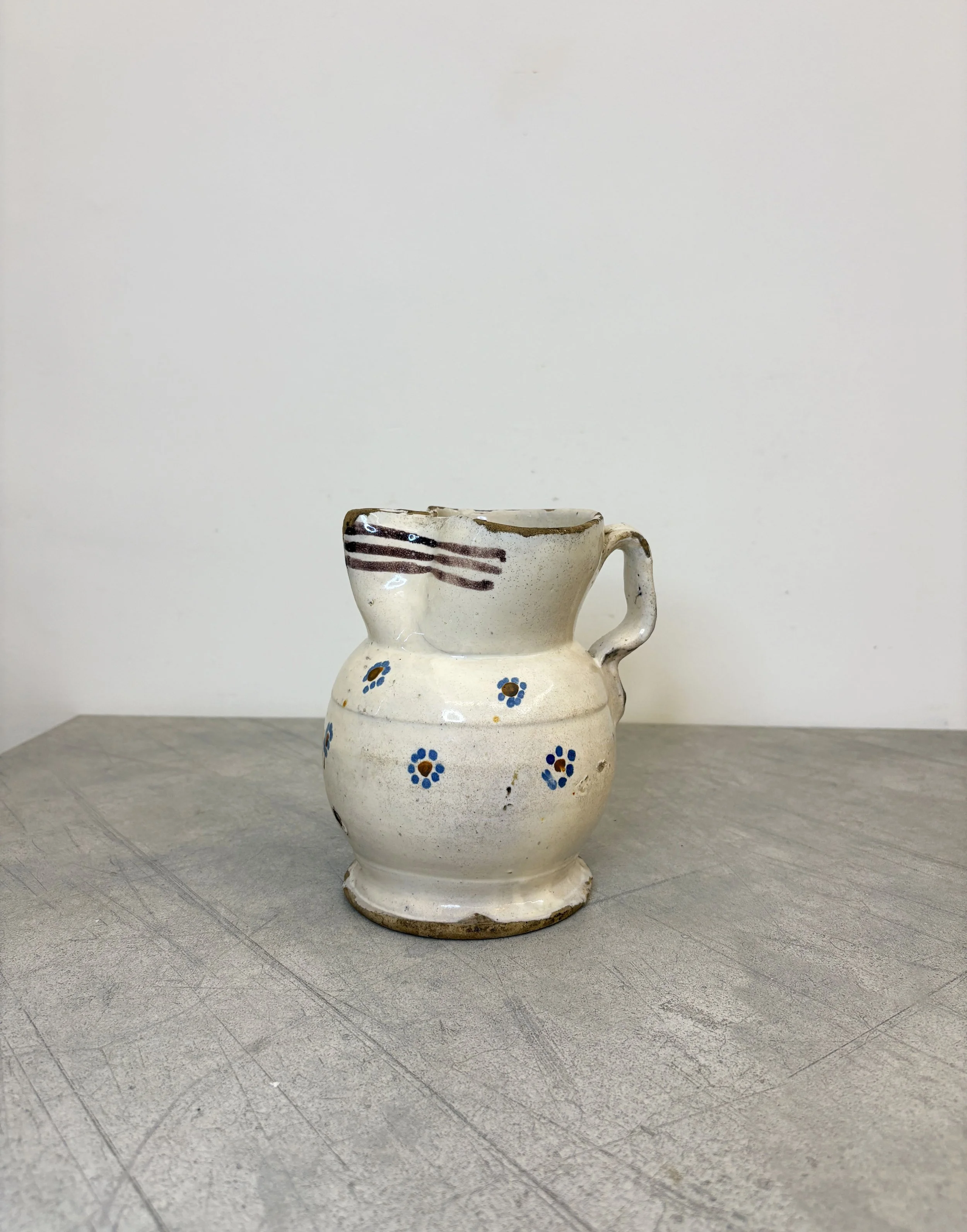 antique ceramic farmhouse jug Puglia.