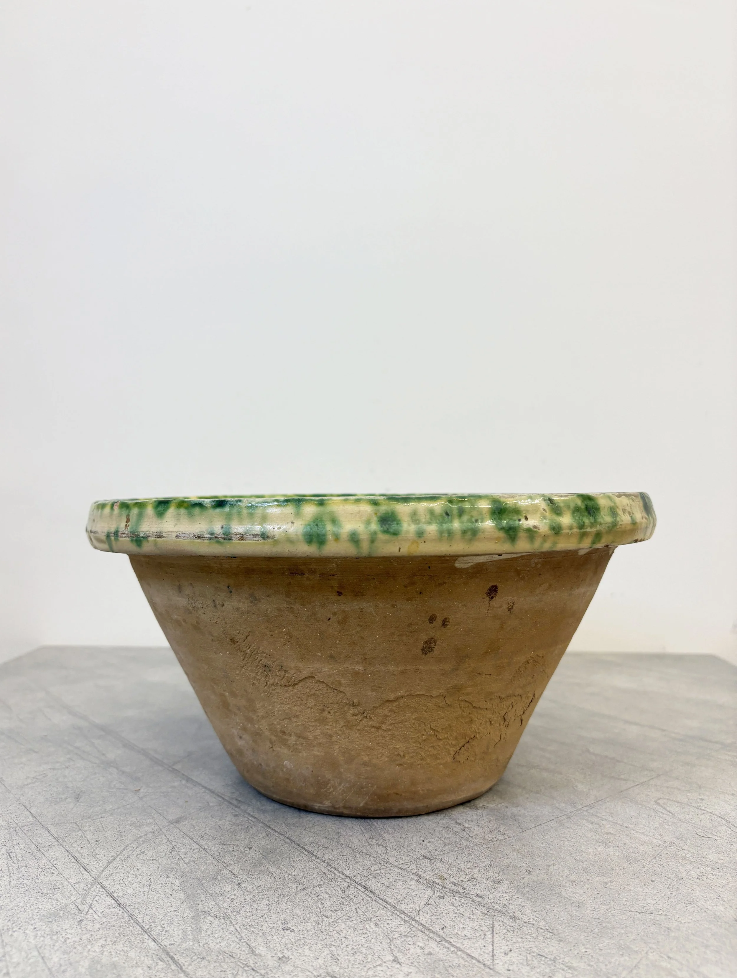 rustic Italian farmhouse ceramic bowl