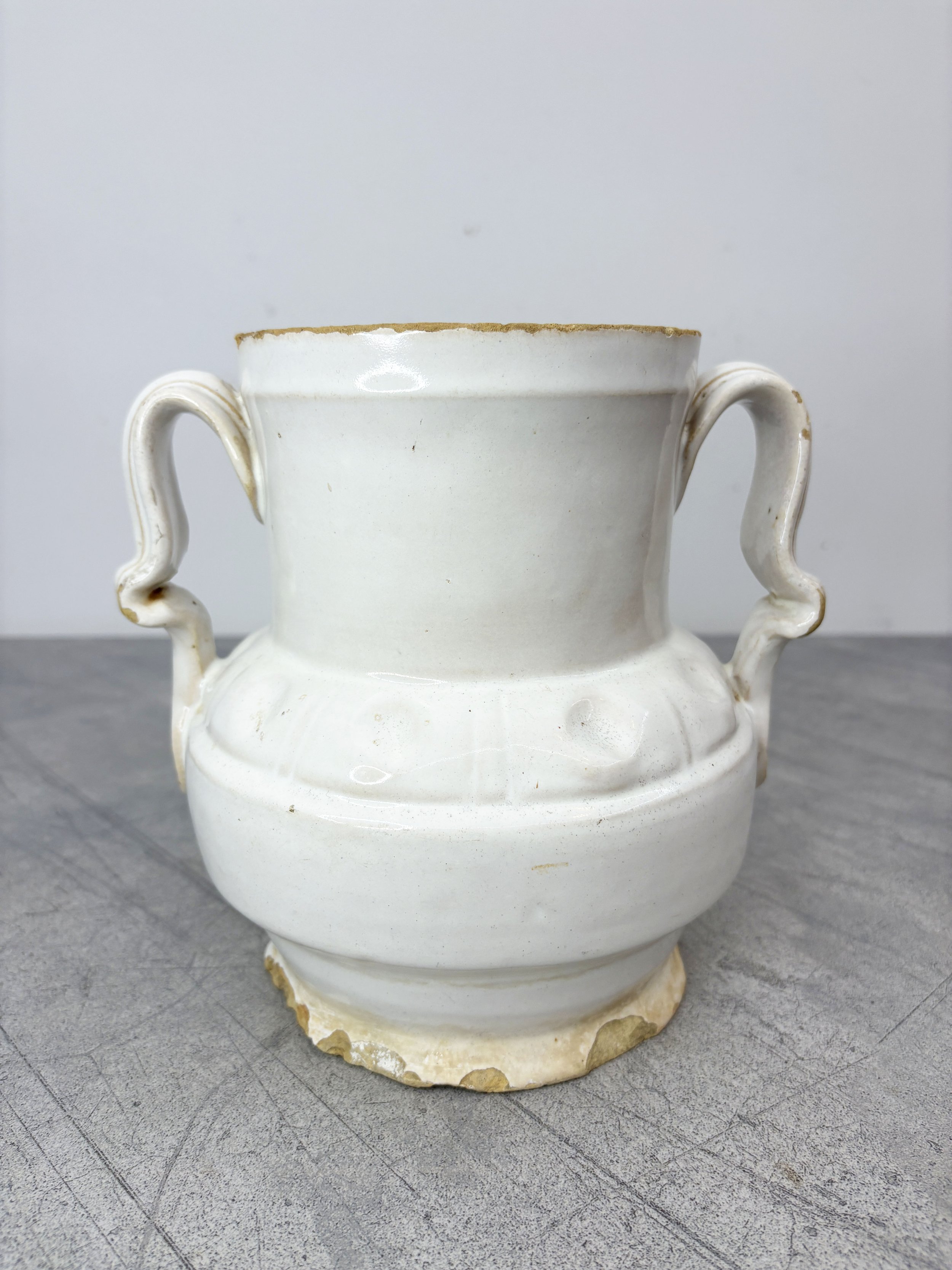 antique handmade ceramic vase Puglia