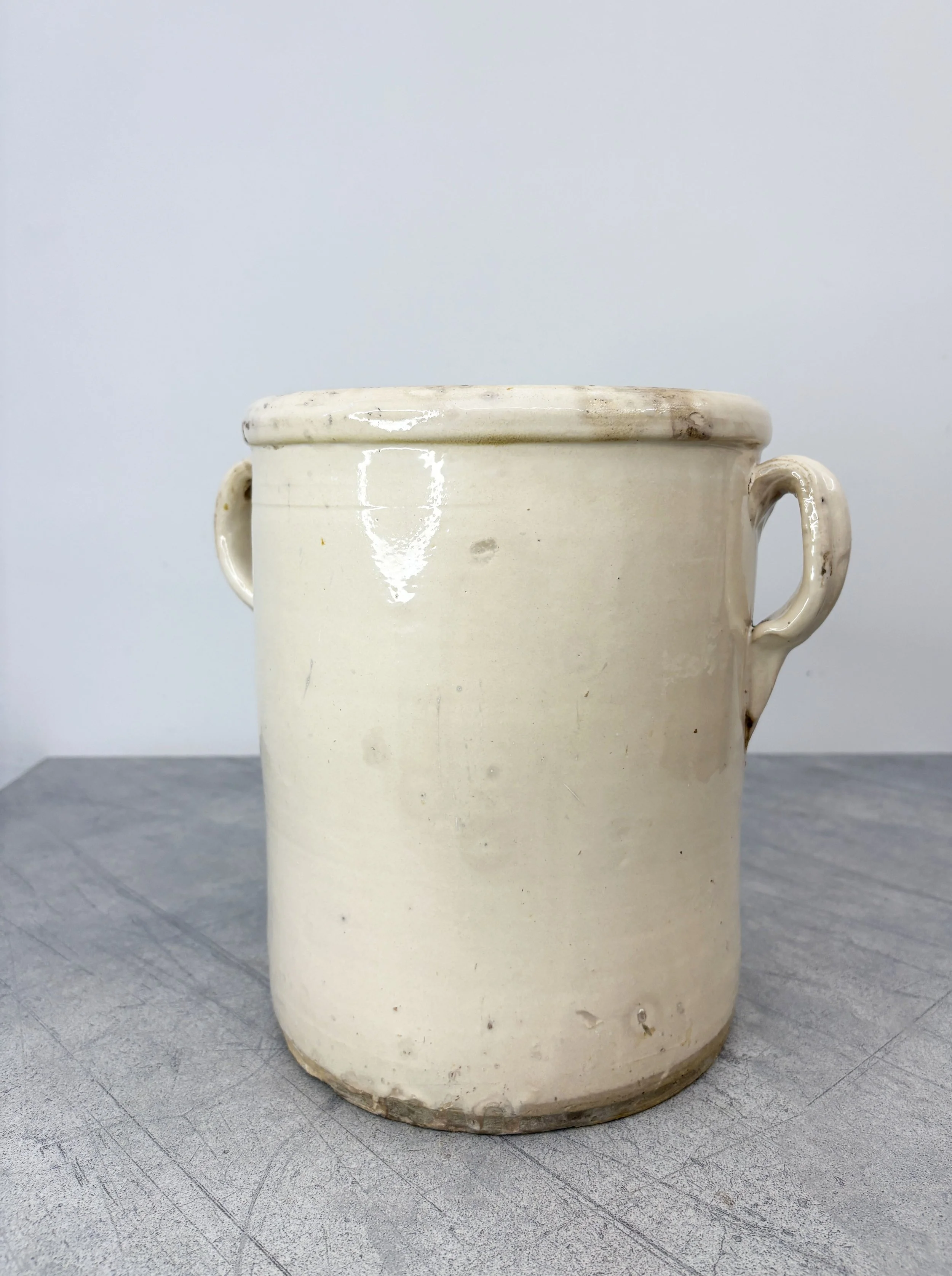 antique anchovy pot Puglia