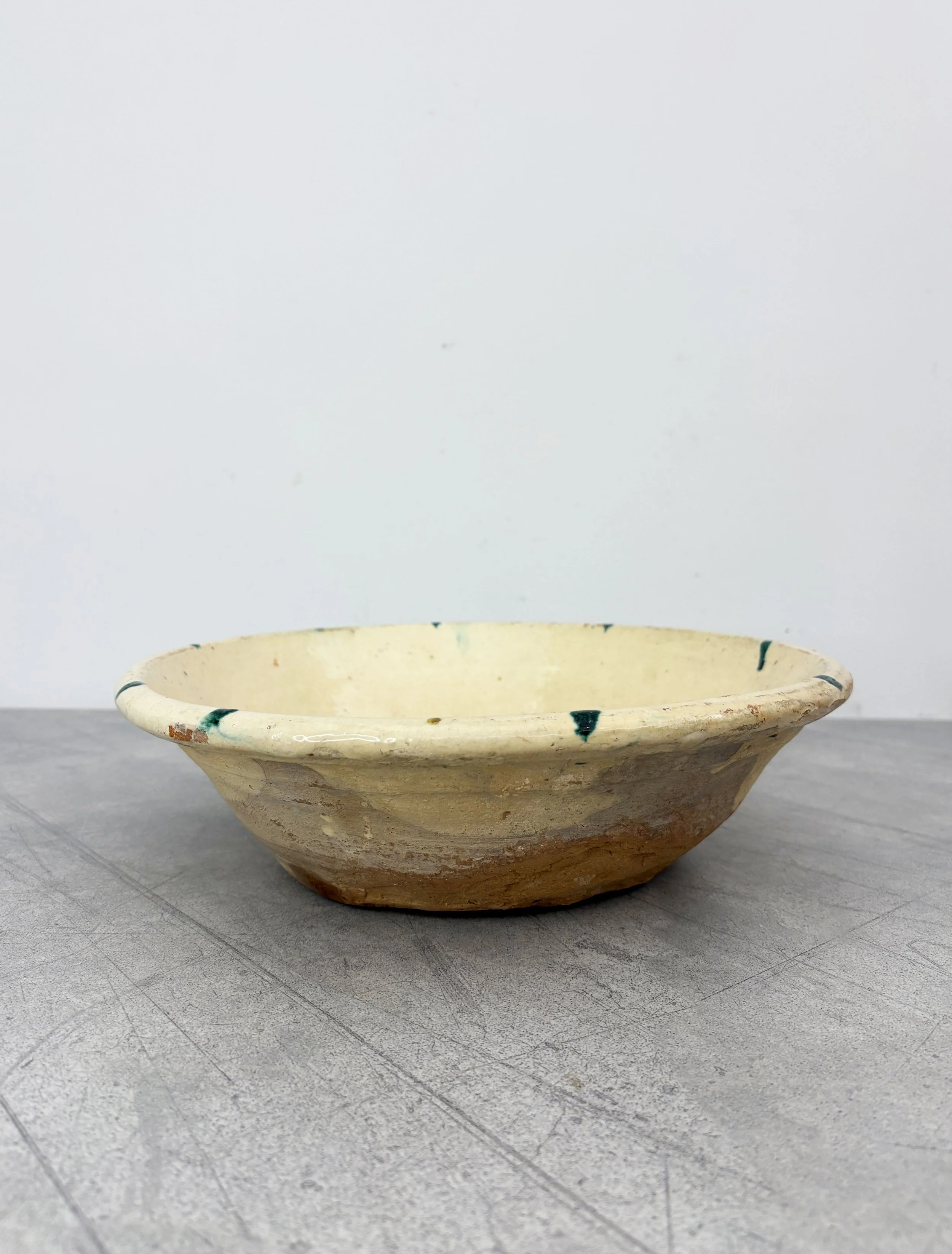 antique southern Italian ceramic bowl