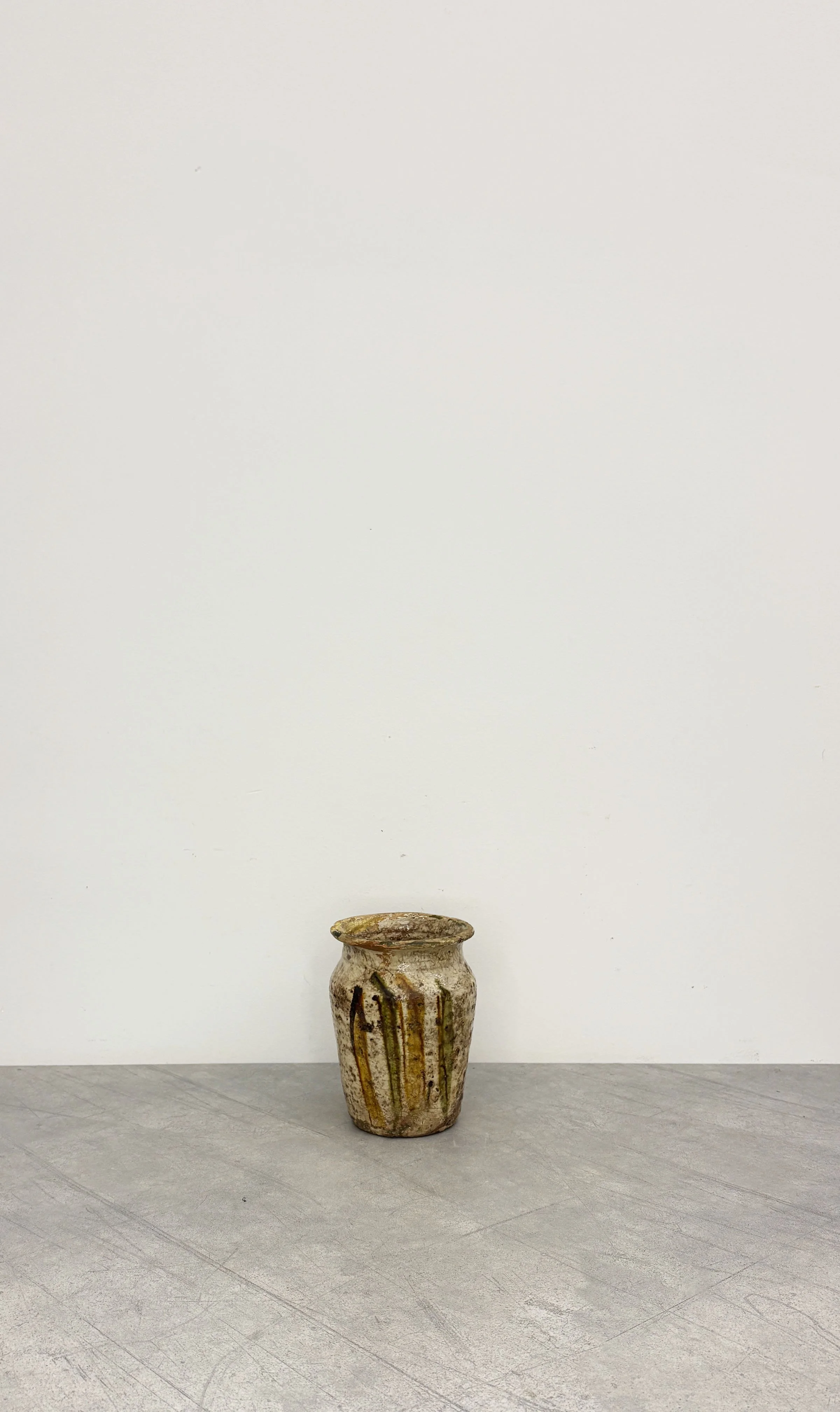 Antique Hand Painted Pharmacy Jar